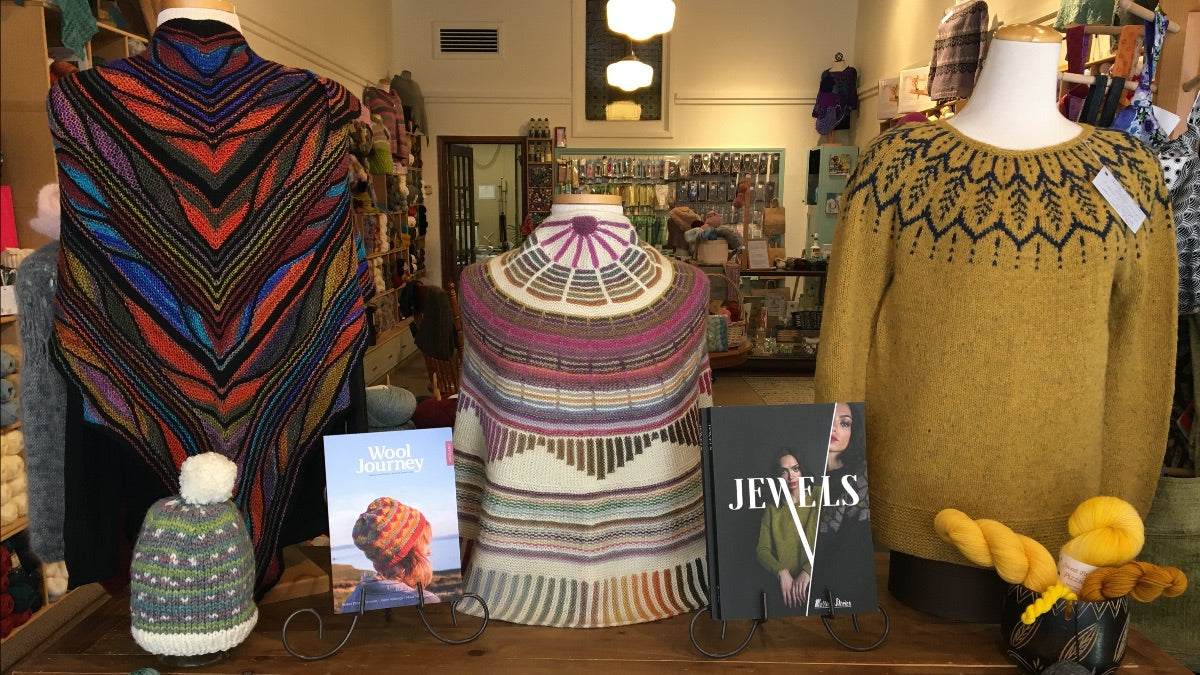 We're giving you the scoop on our in-store samples and new yarns for spring.