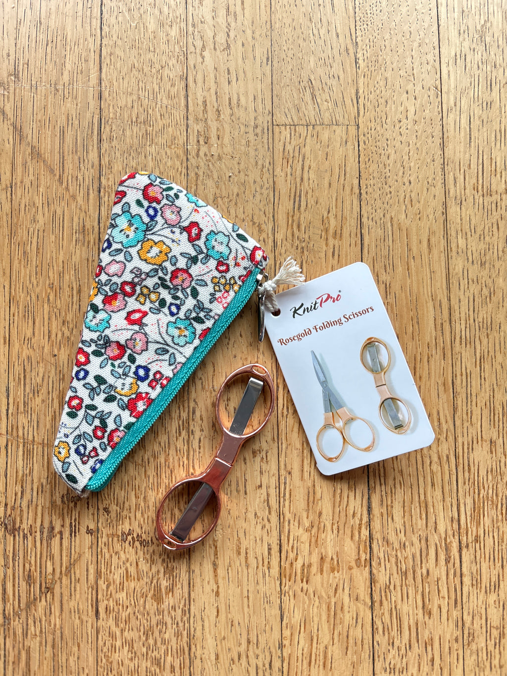 Rose Gold Folding Scissors