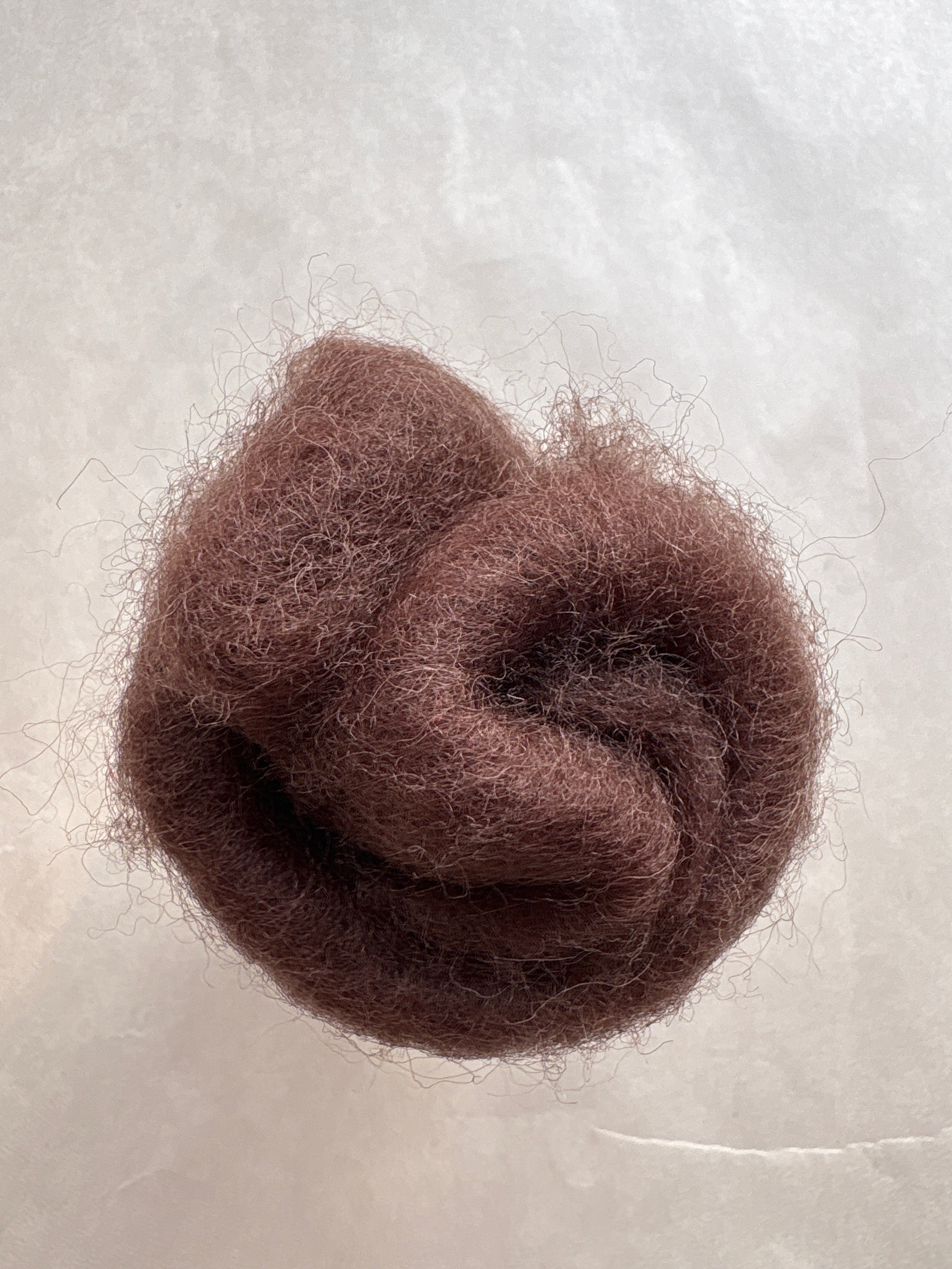 Lake Blue Felt Carded New Zealand Wool