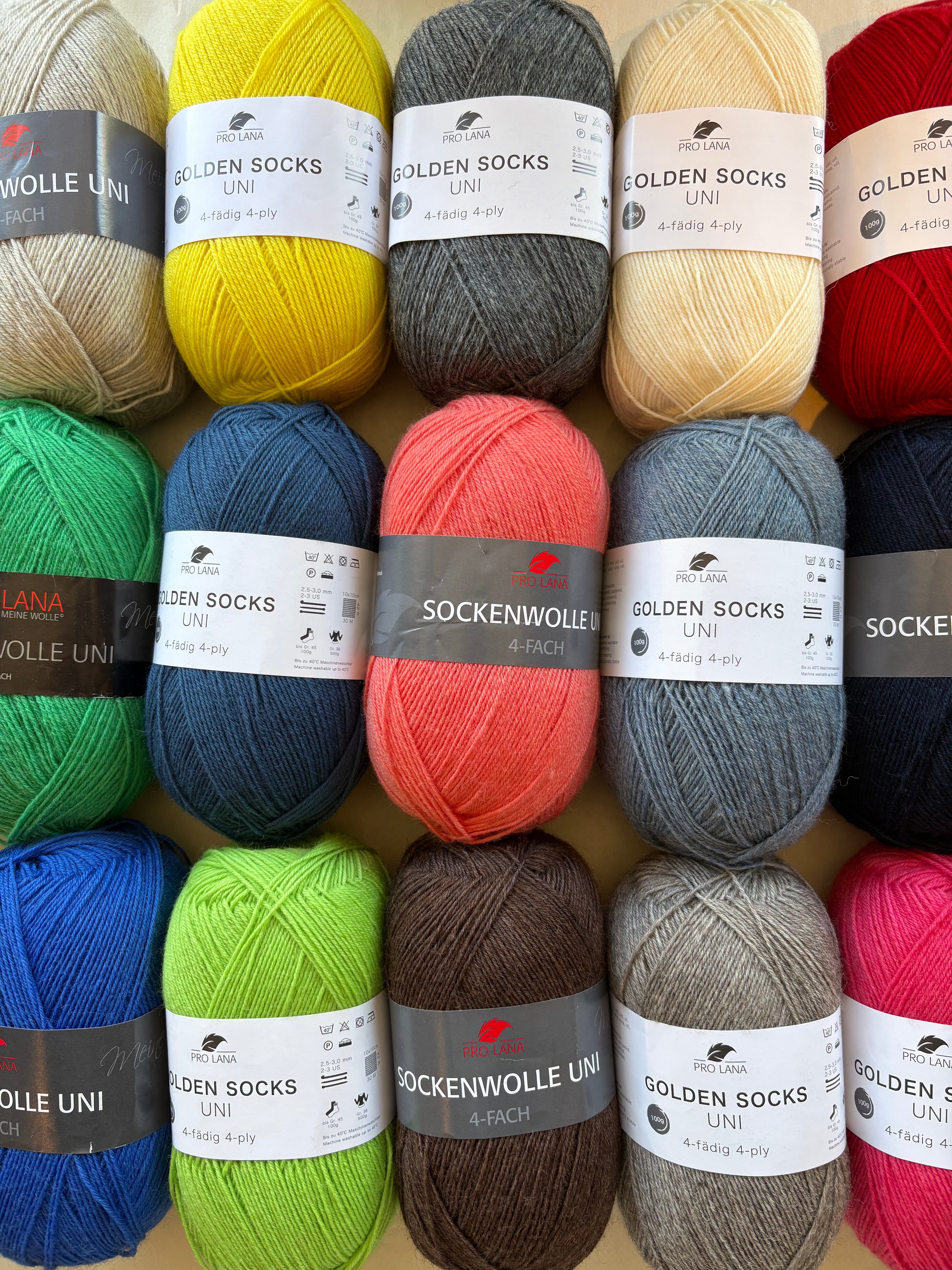 Sockenwolle Uni / Golden Socks Uni