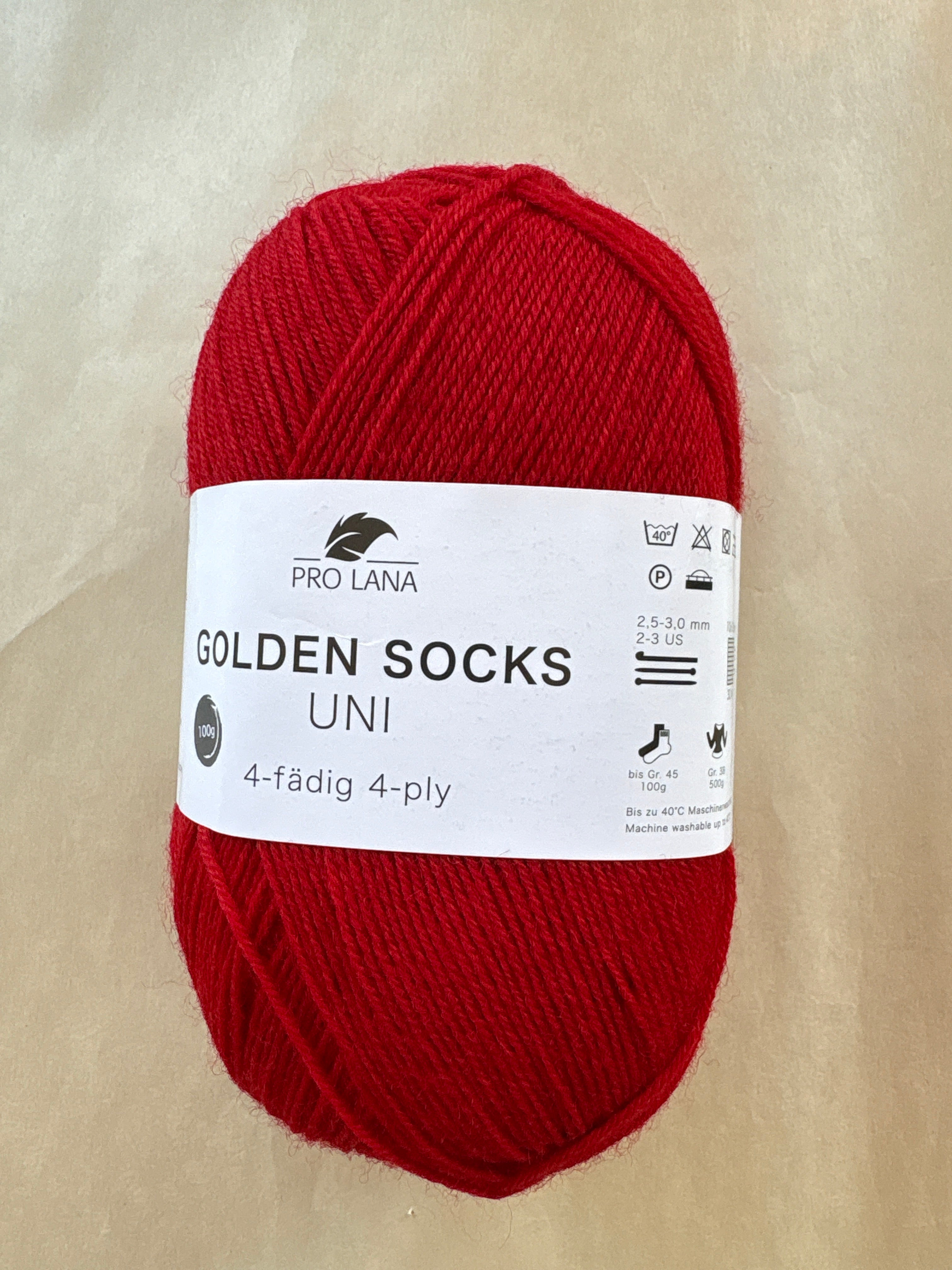 Sockenwolle Uni / Golden Socks Uni