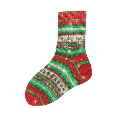 Christmas Metallic Sock