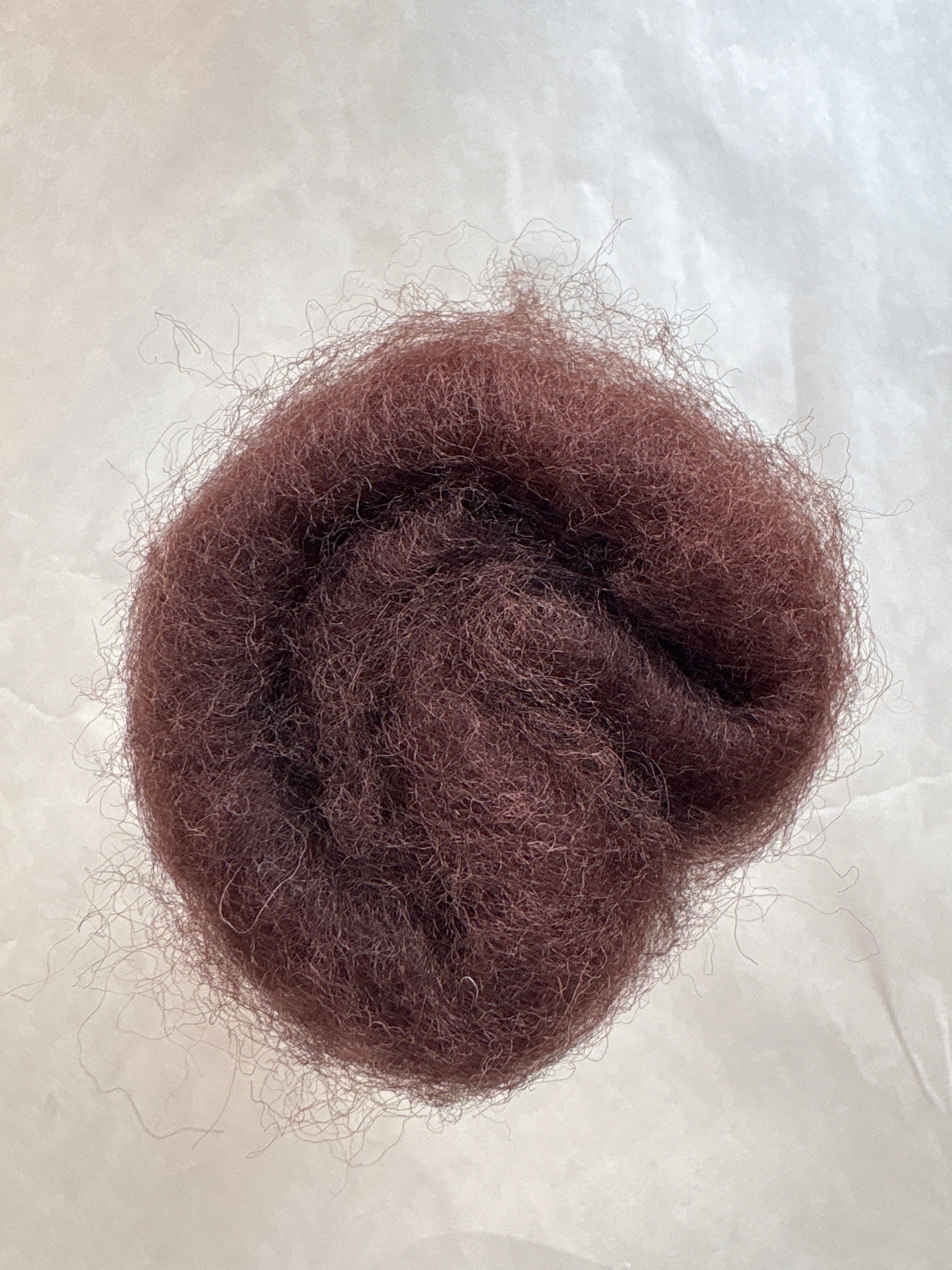 Lake Blue Felt Carded New Zealand Wool