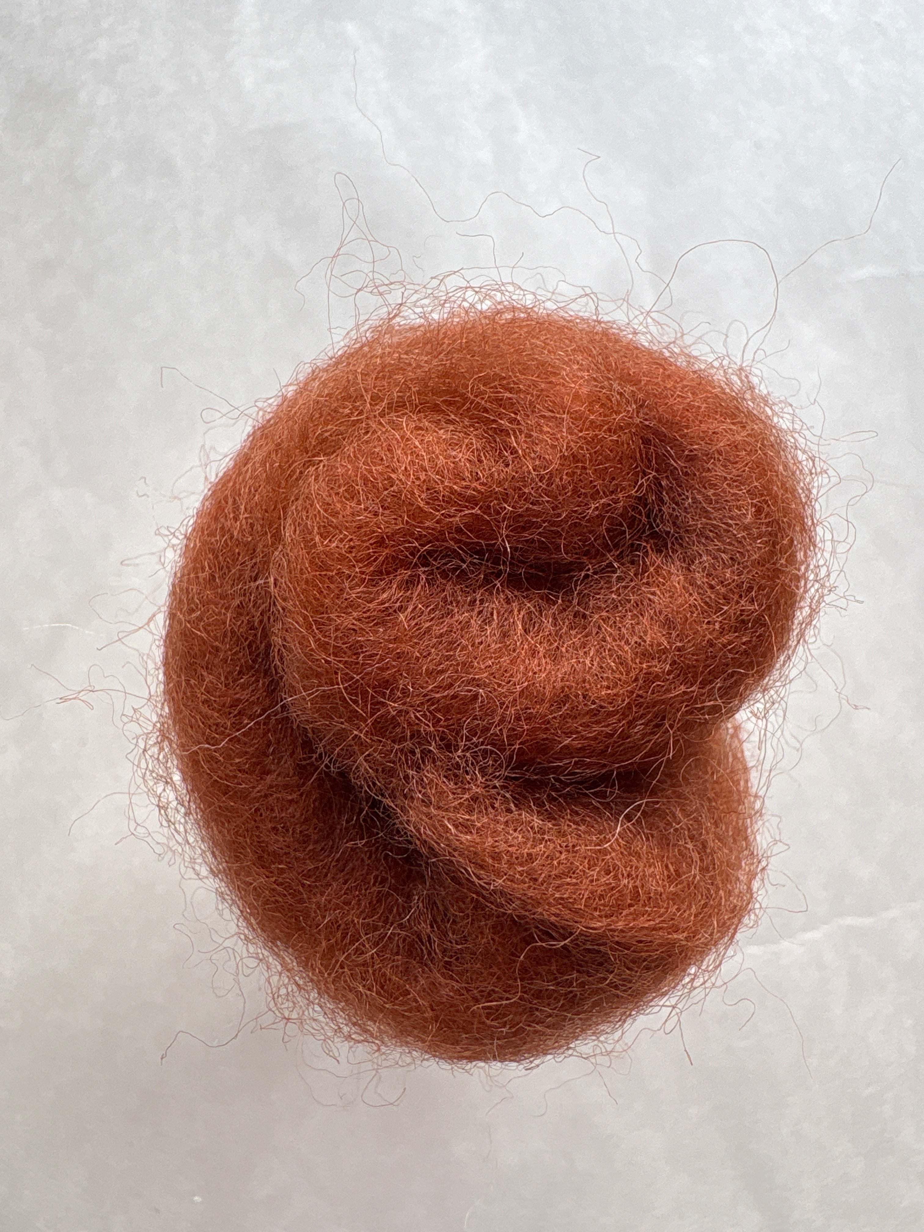 Lake Blue Felt Carded New Zealand Wool