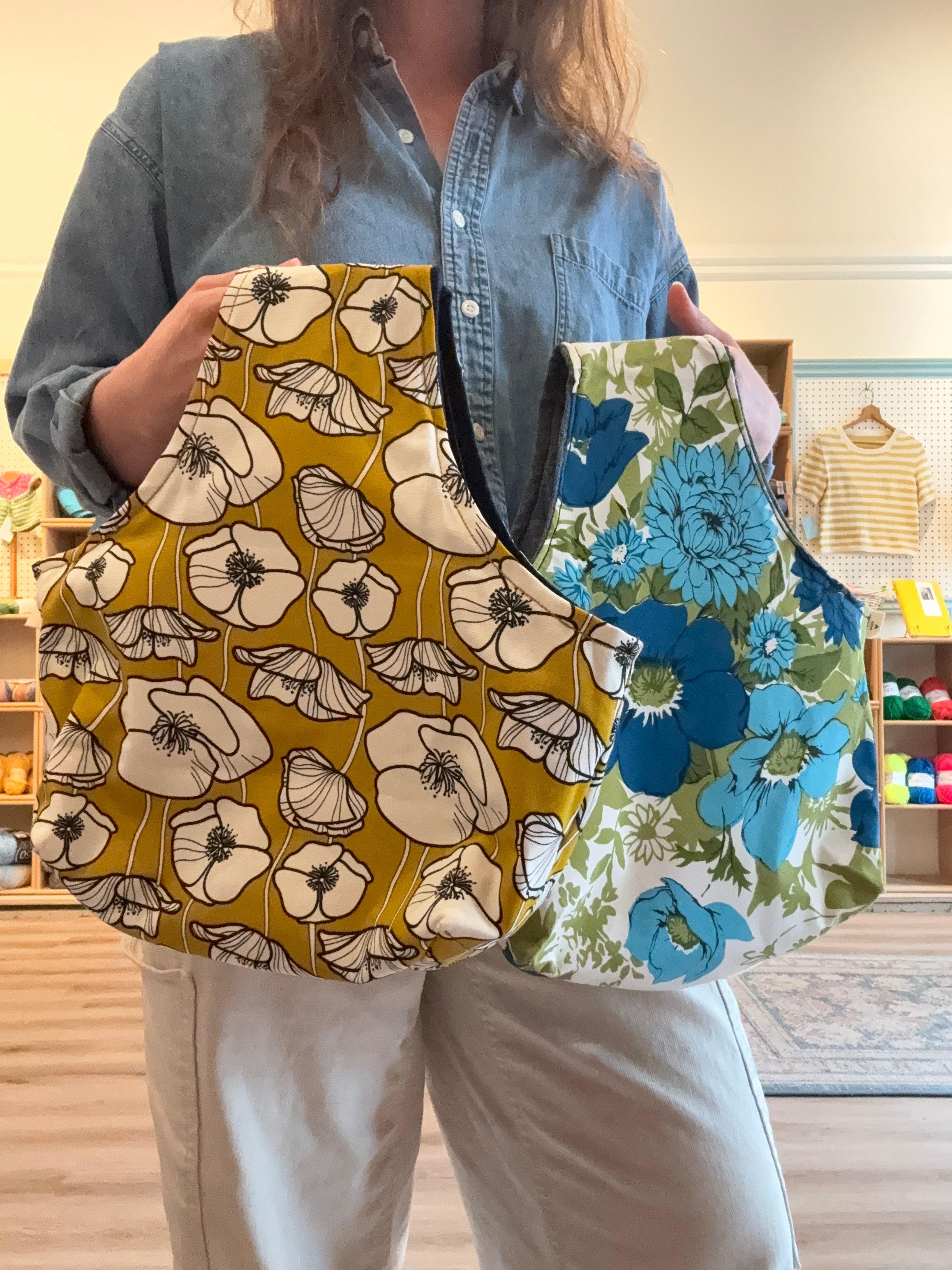 Upcycled Project Bag