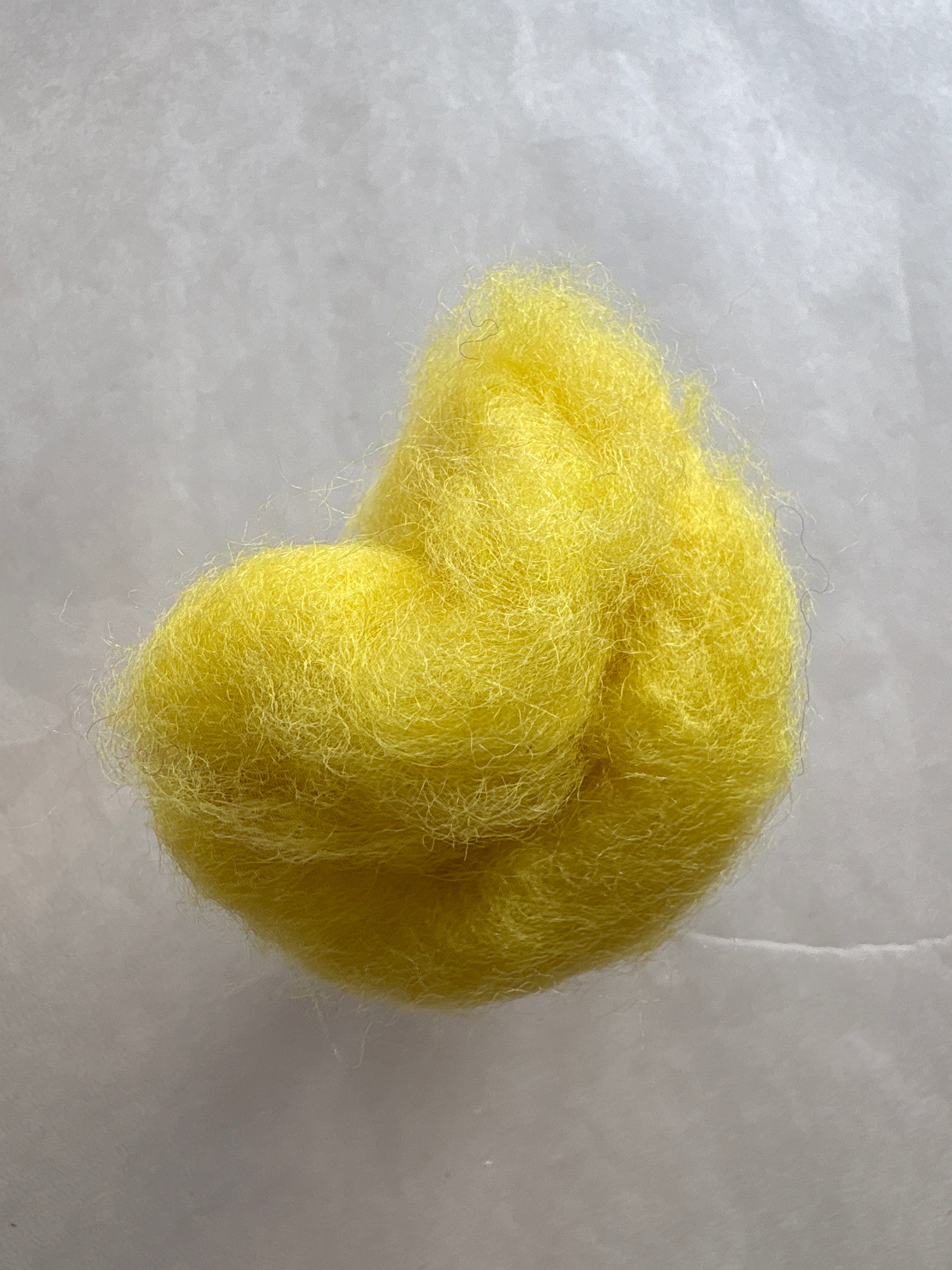 Lake Blue Felt Carded New Zealand Wool