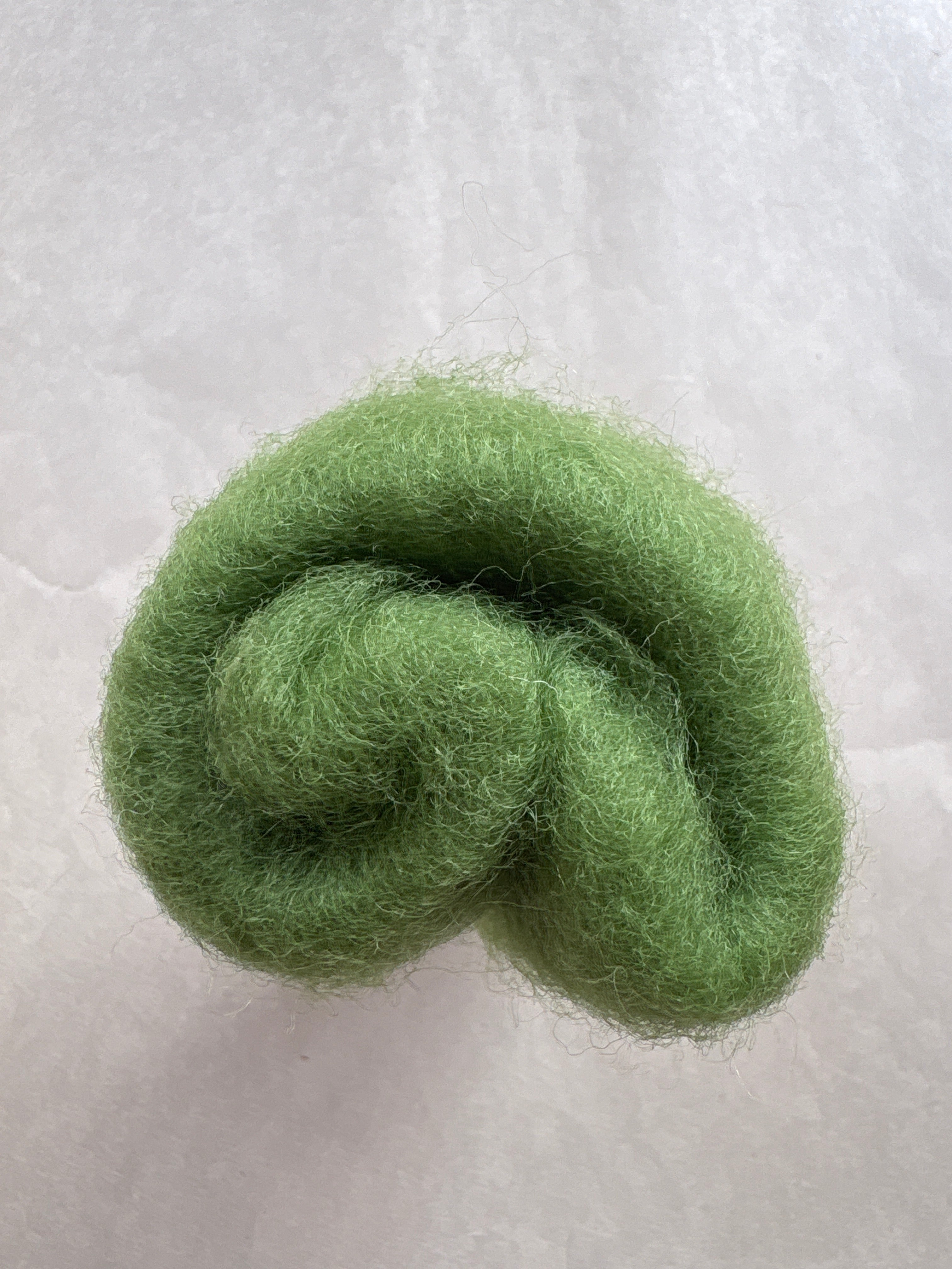 Lake Blue Felt Carded New Zealand Wool