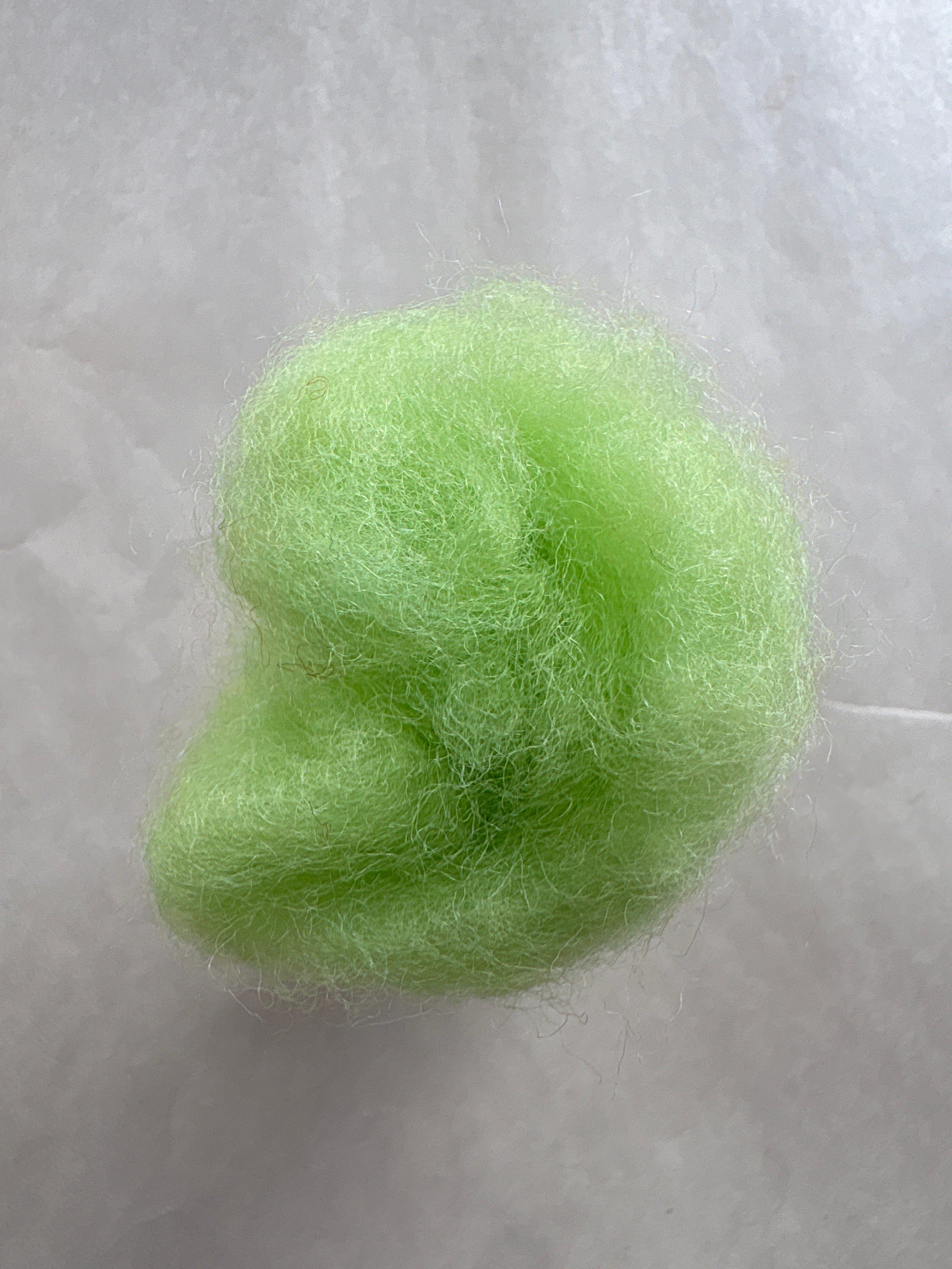 Lake Blue Felt Carded New Zealand Wool