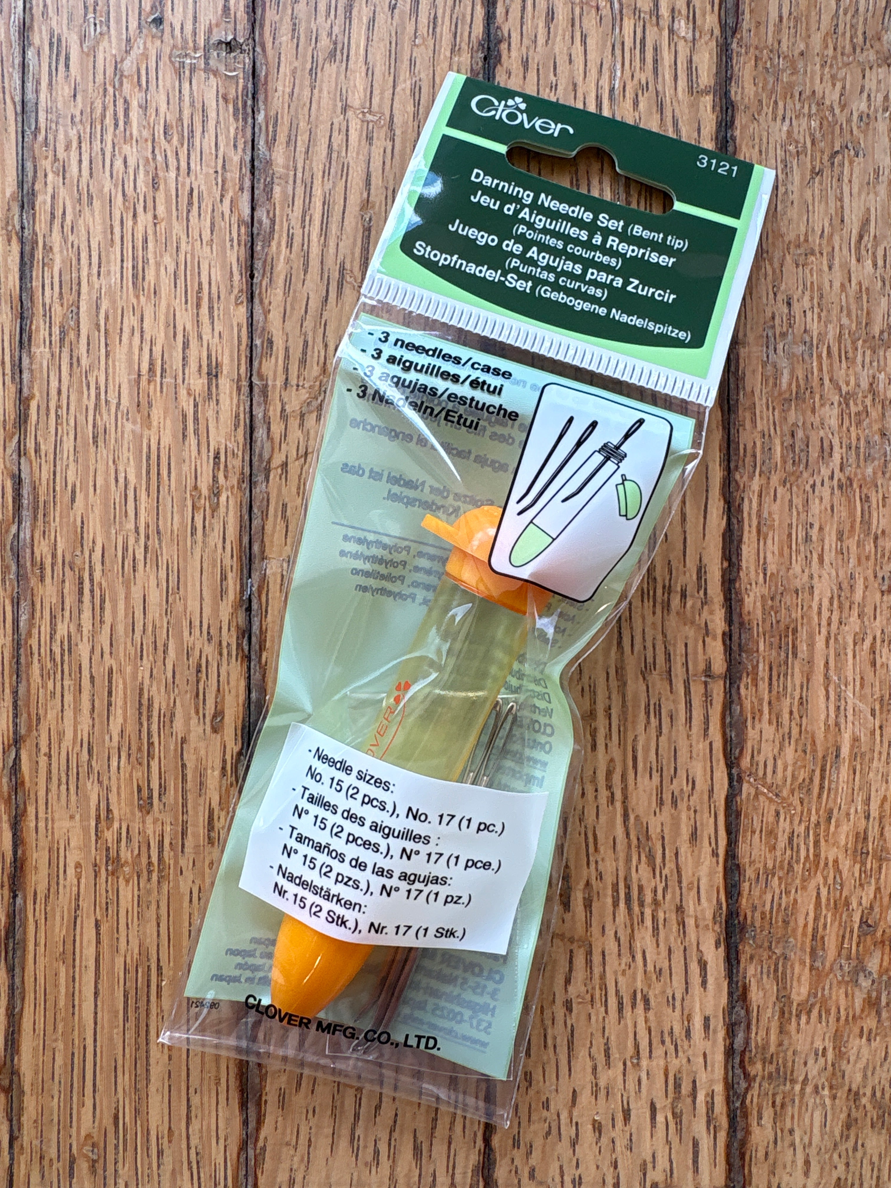 Clover Bent Tip Darning Needle Set