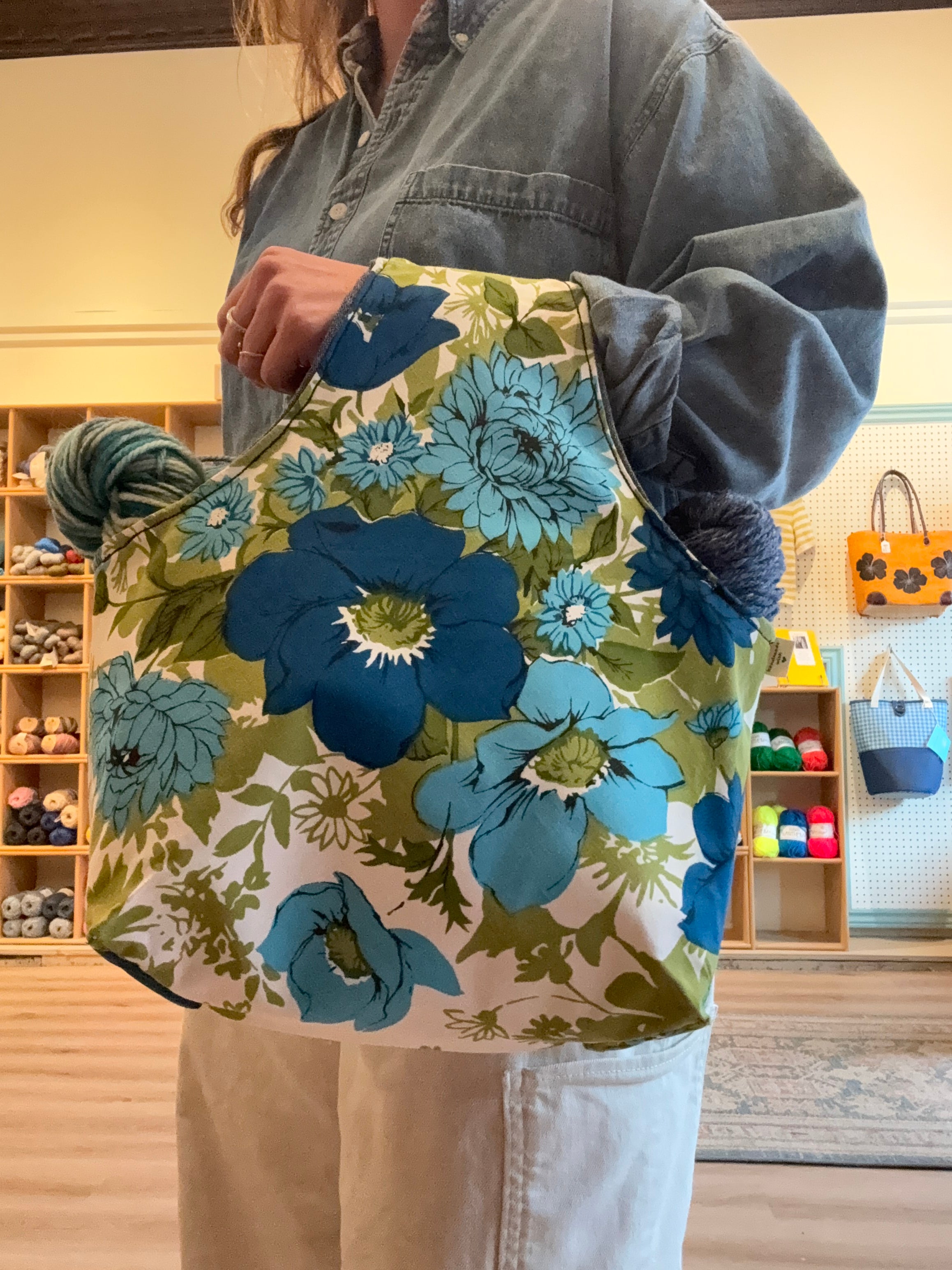 Upcycled Project Bag
