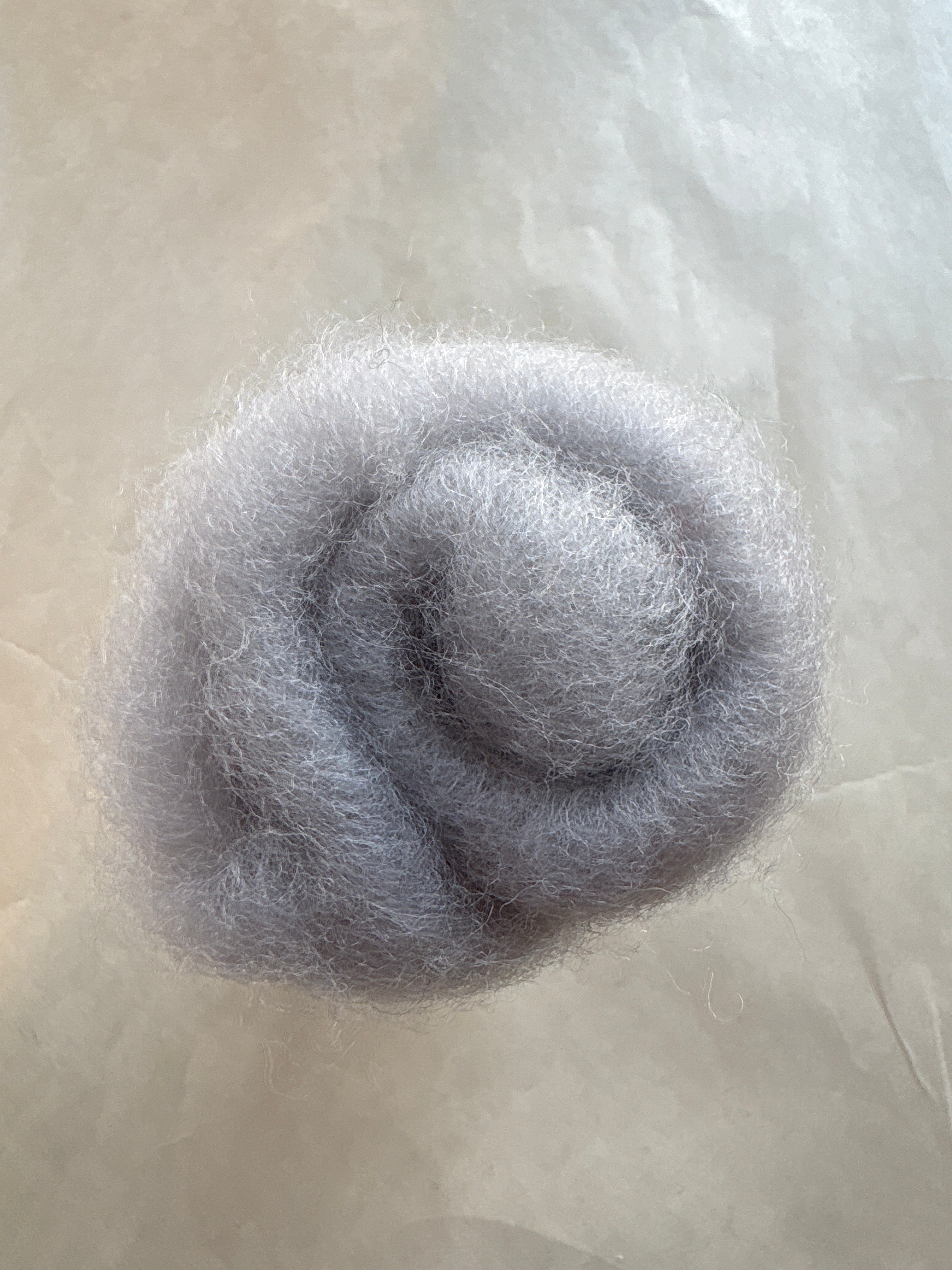Lake Blue Felt Carded New Zealand Wool