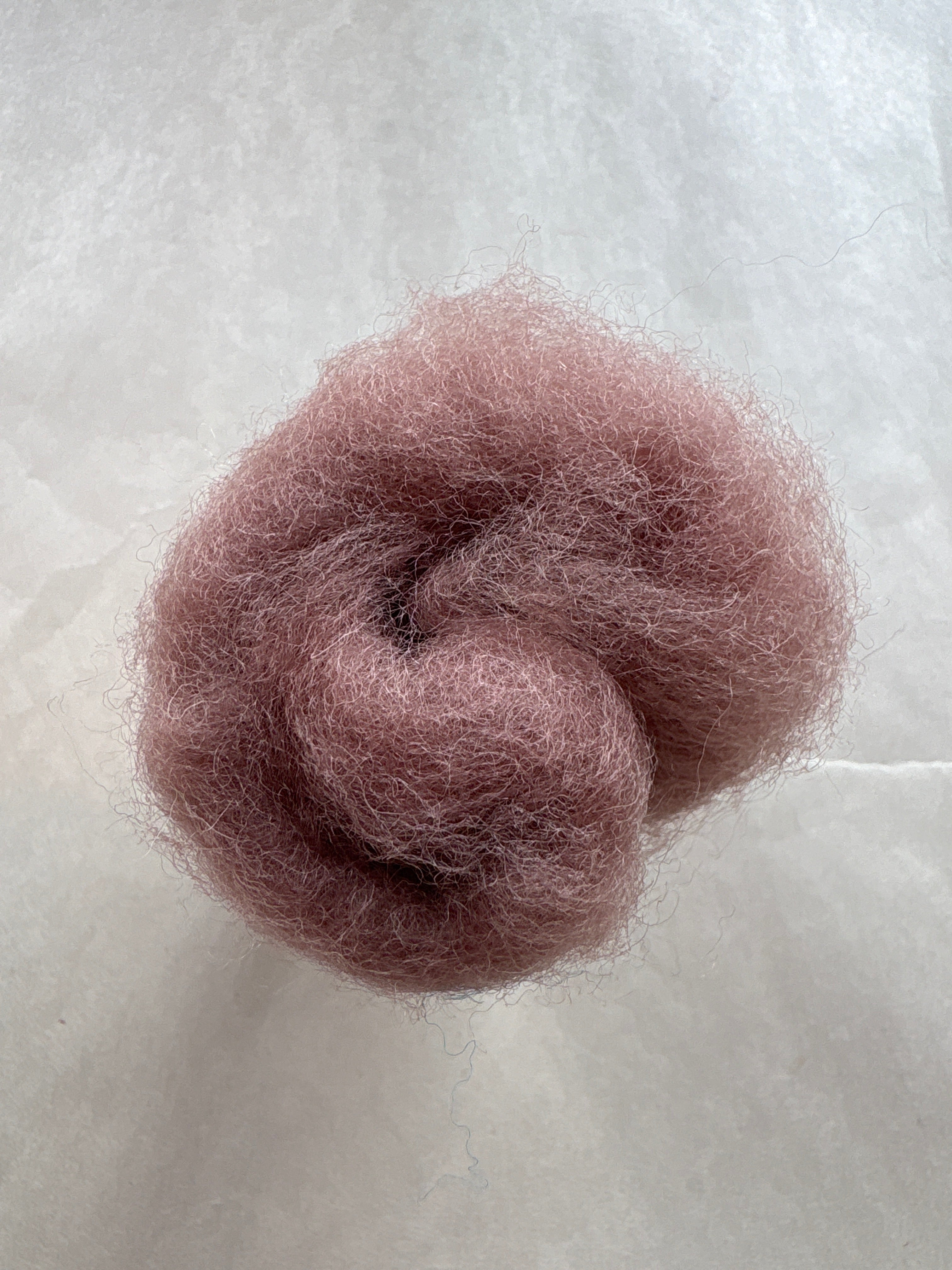 Lake Blue Felt Carded New Zealand Wool
