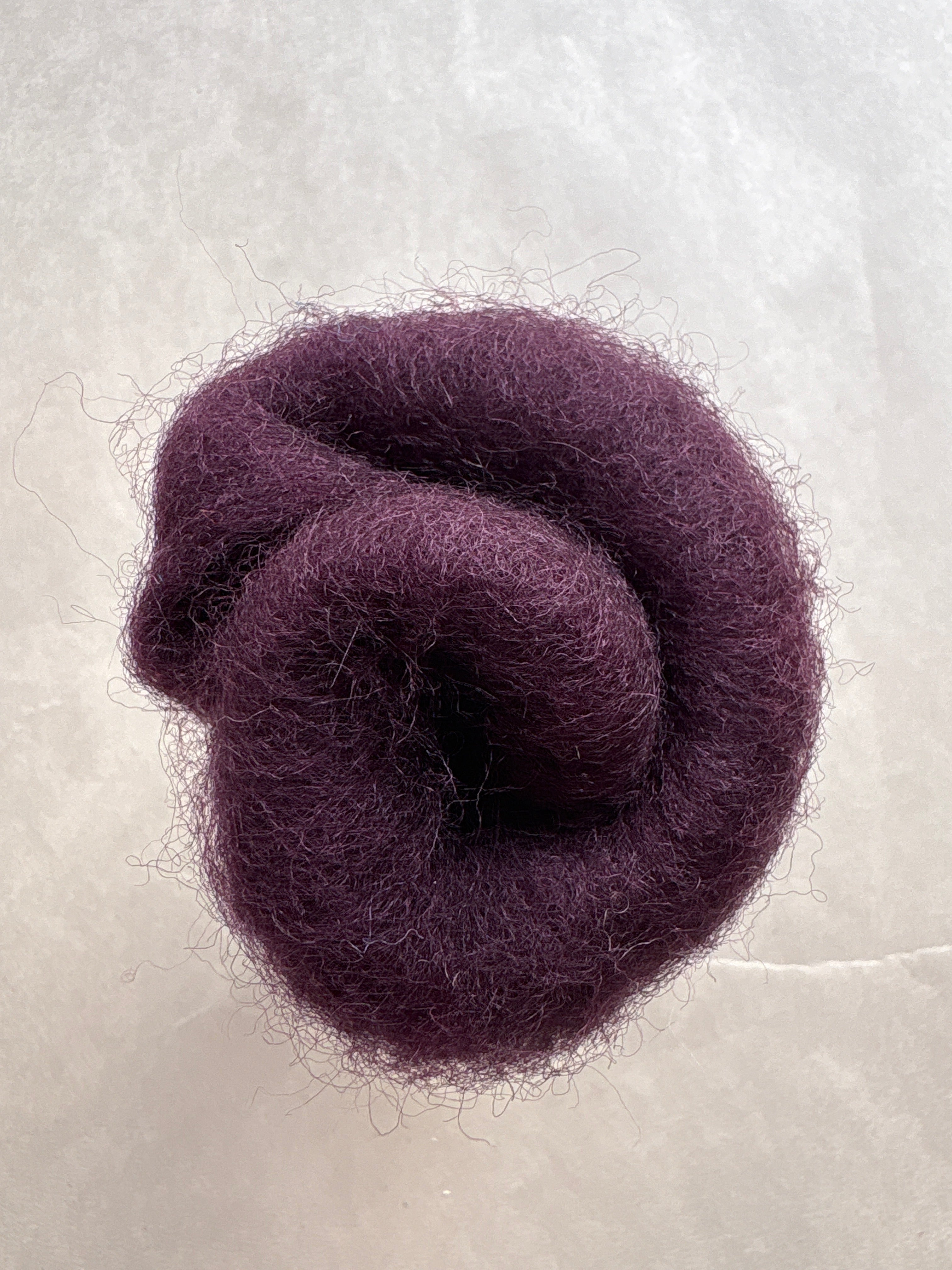 Lake Blue Felt Carded New Zealand Wool