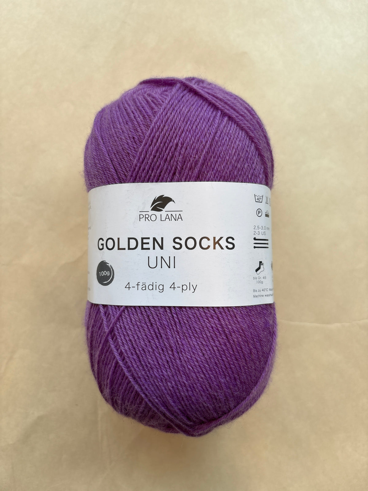Sockenwolle Uni / Golden Socks Uni