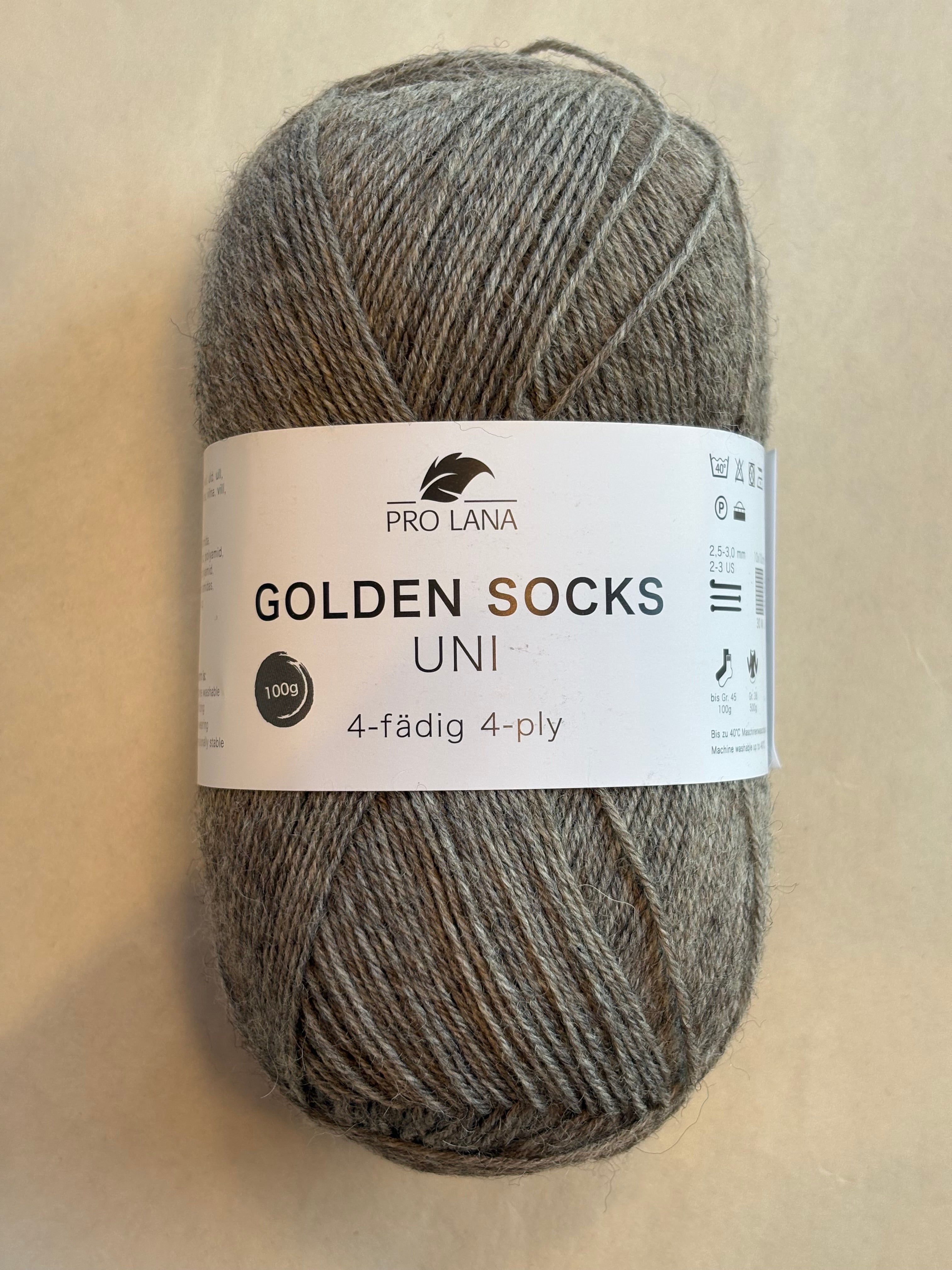 Sockenwolle Uni / Golden Socks Uni
