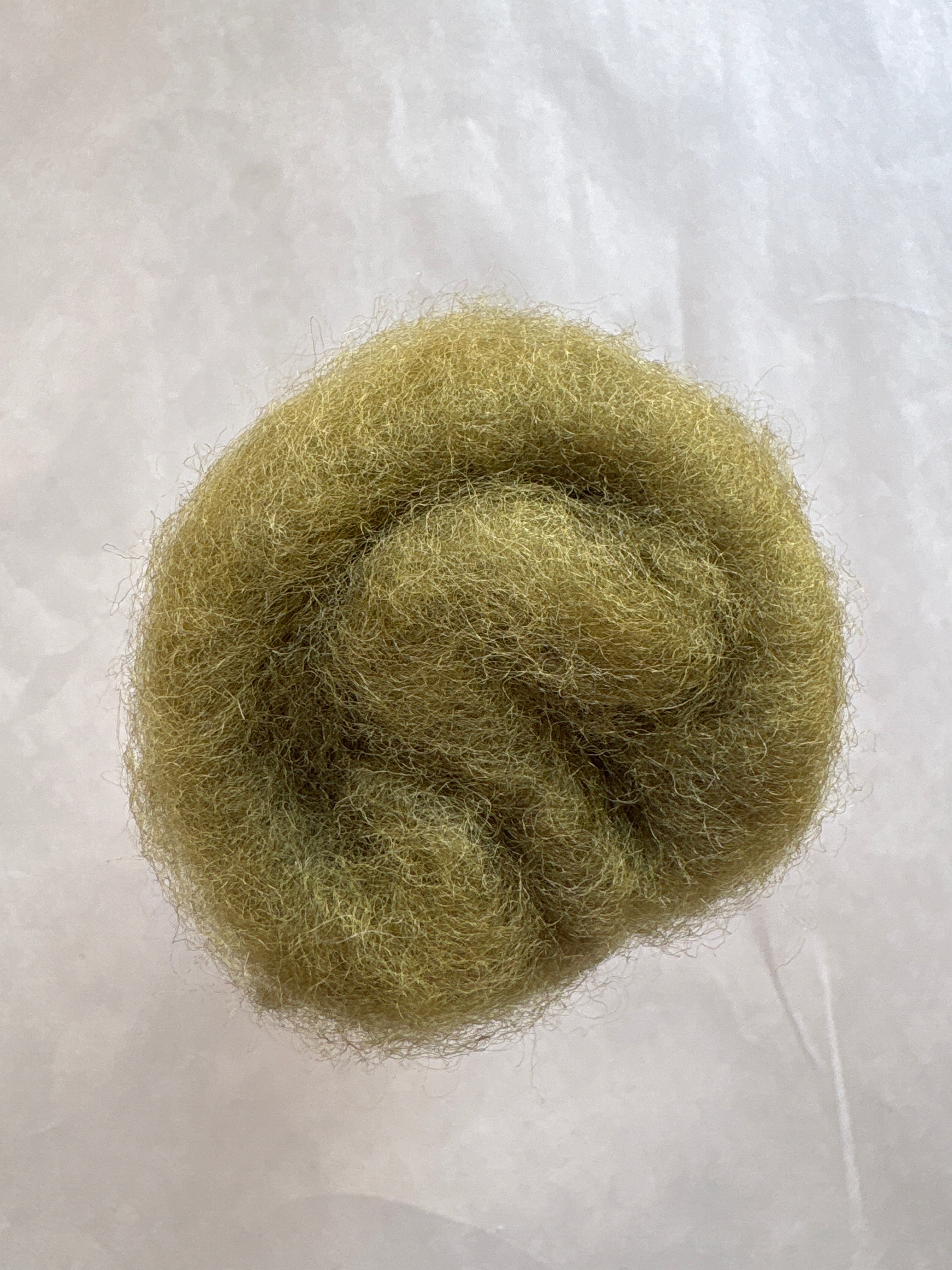 Lake Blue Felt Carded New Zealand Wool