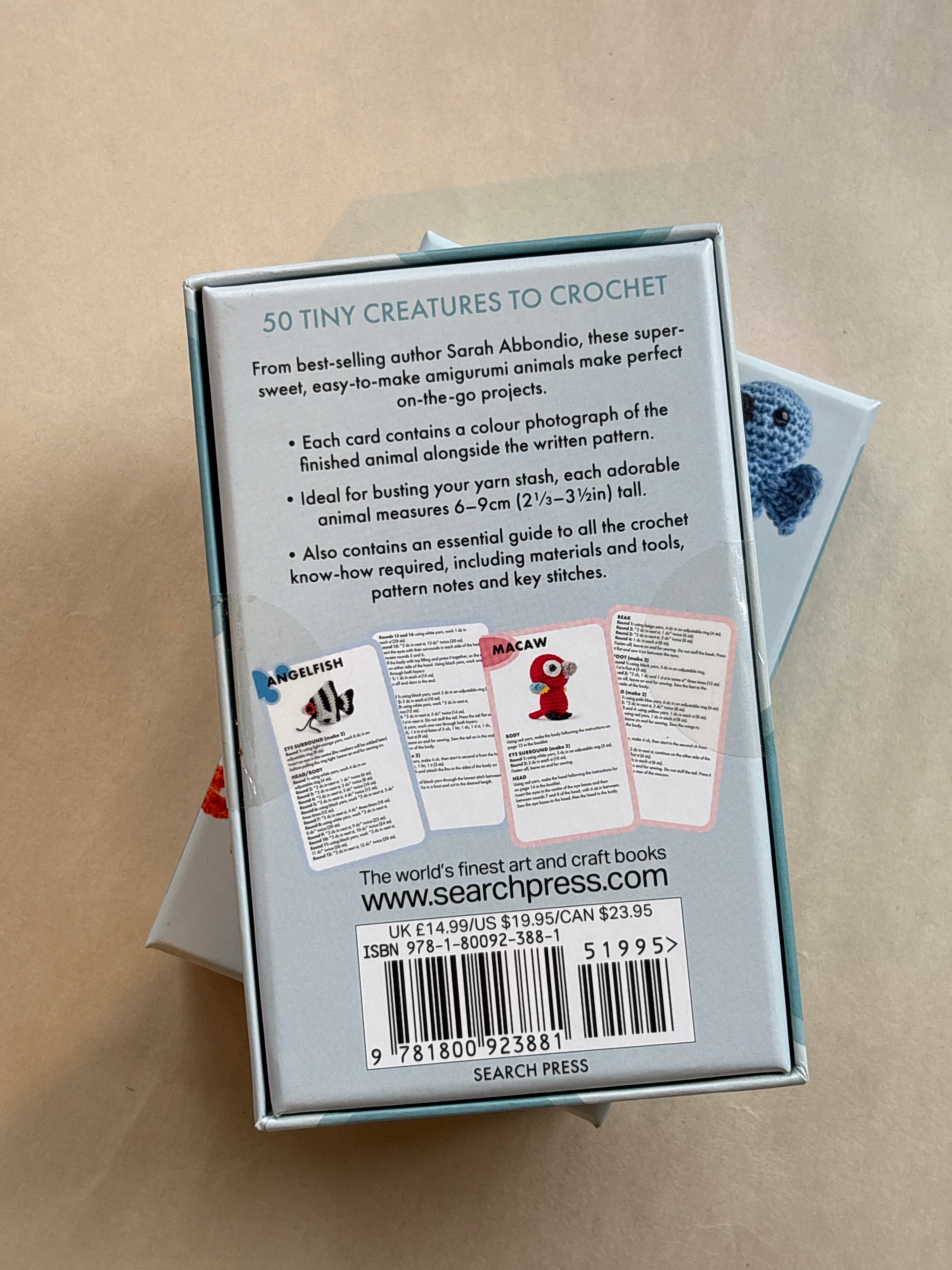 Mini Amigurumi Animals Card Deck by Sarah Abbondio