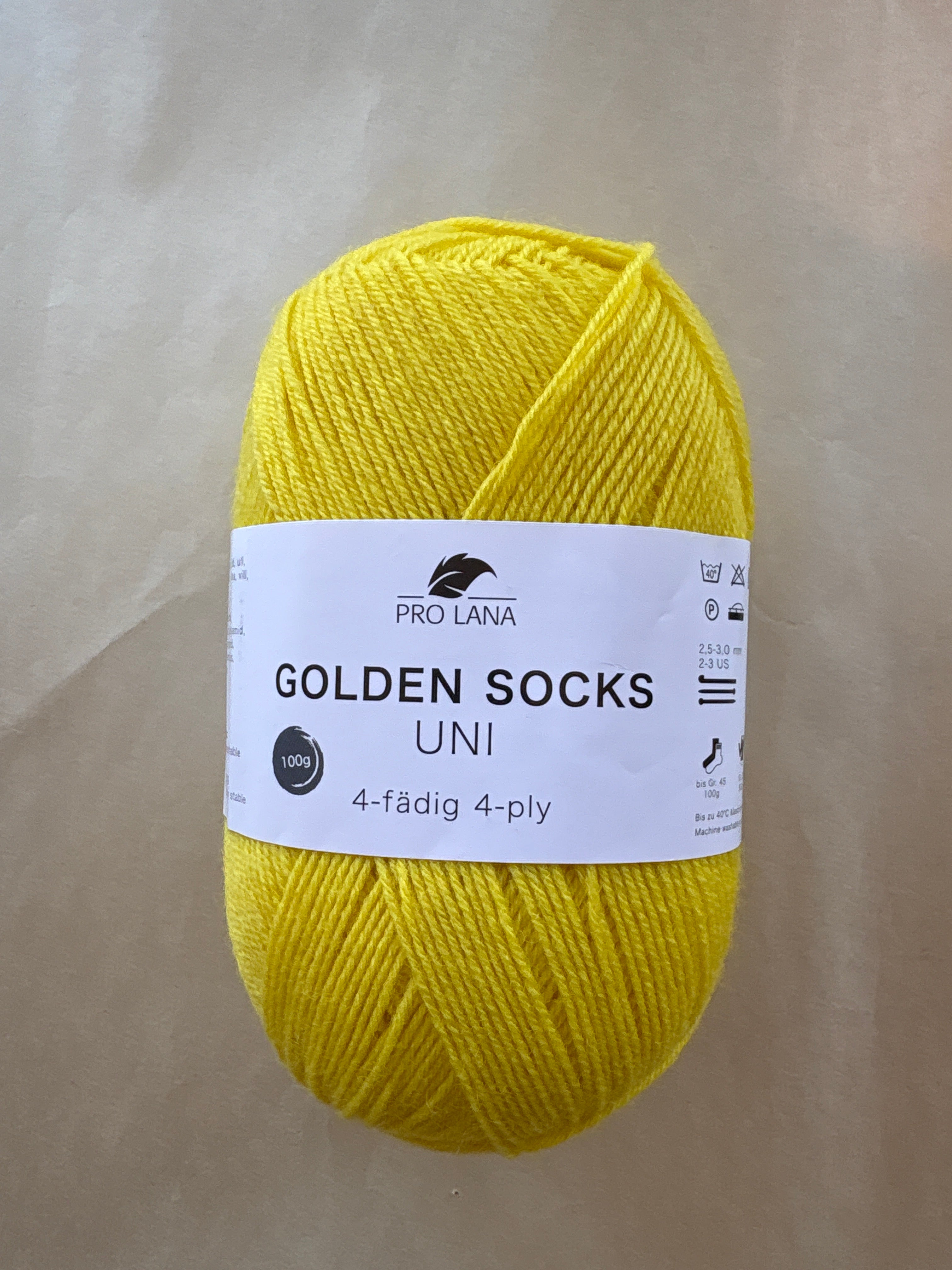 Sockenwolle Uni / Golden Socks Uni