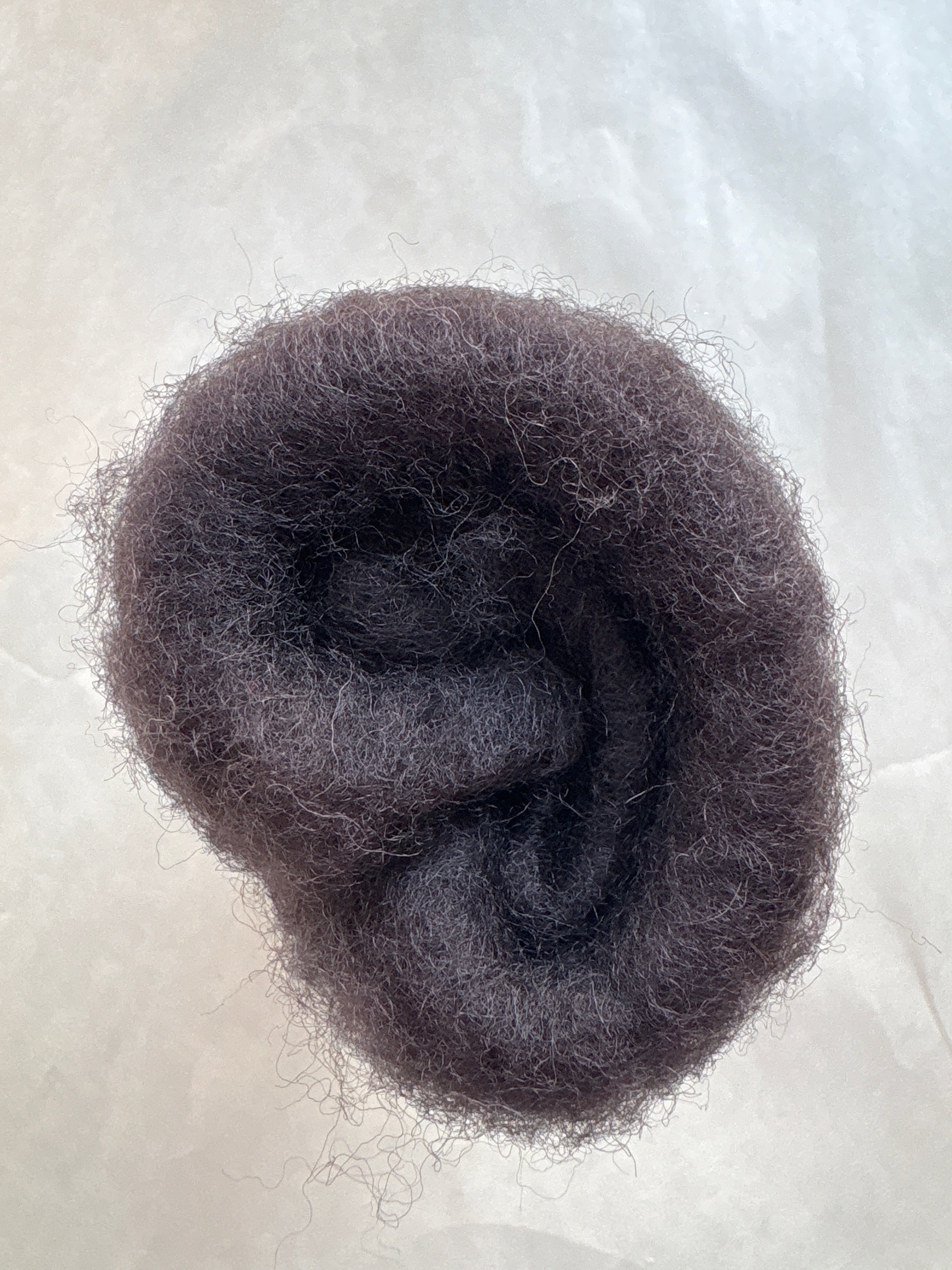 Lake Blue Felt Carded New Zealand Wool