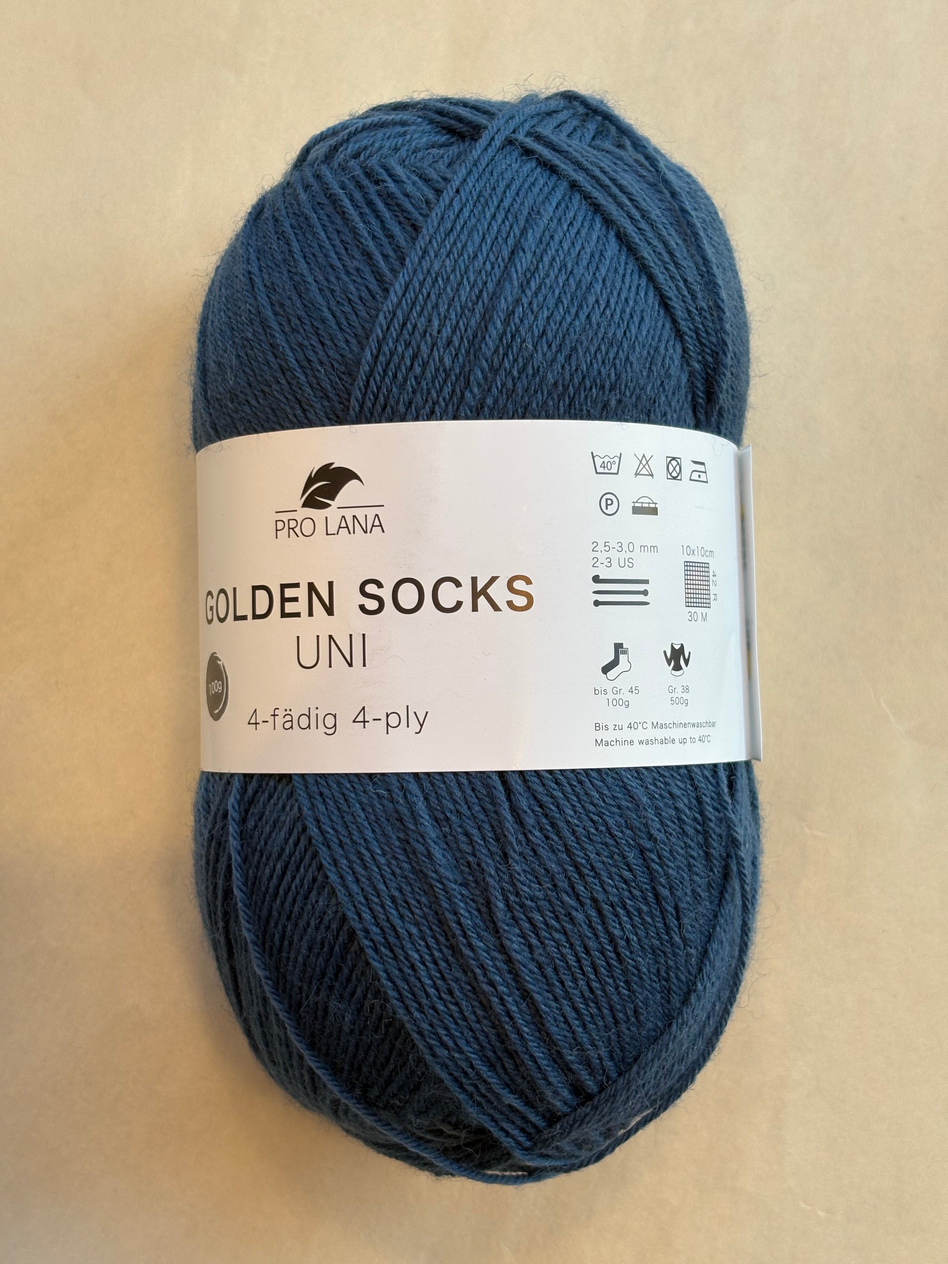 Sockenwolle Uni / Golden Socks Uni