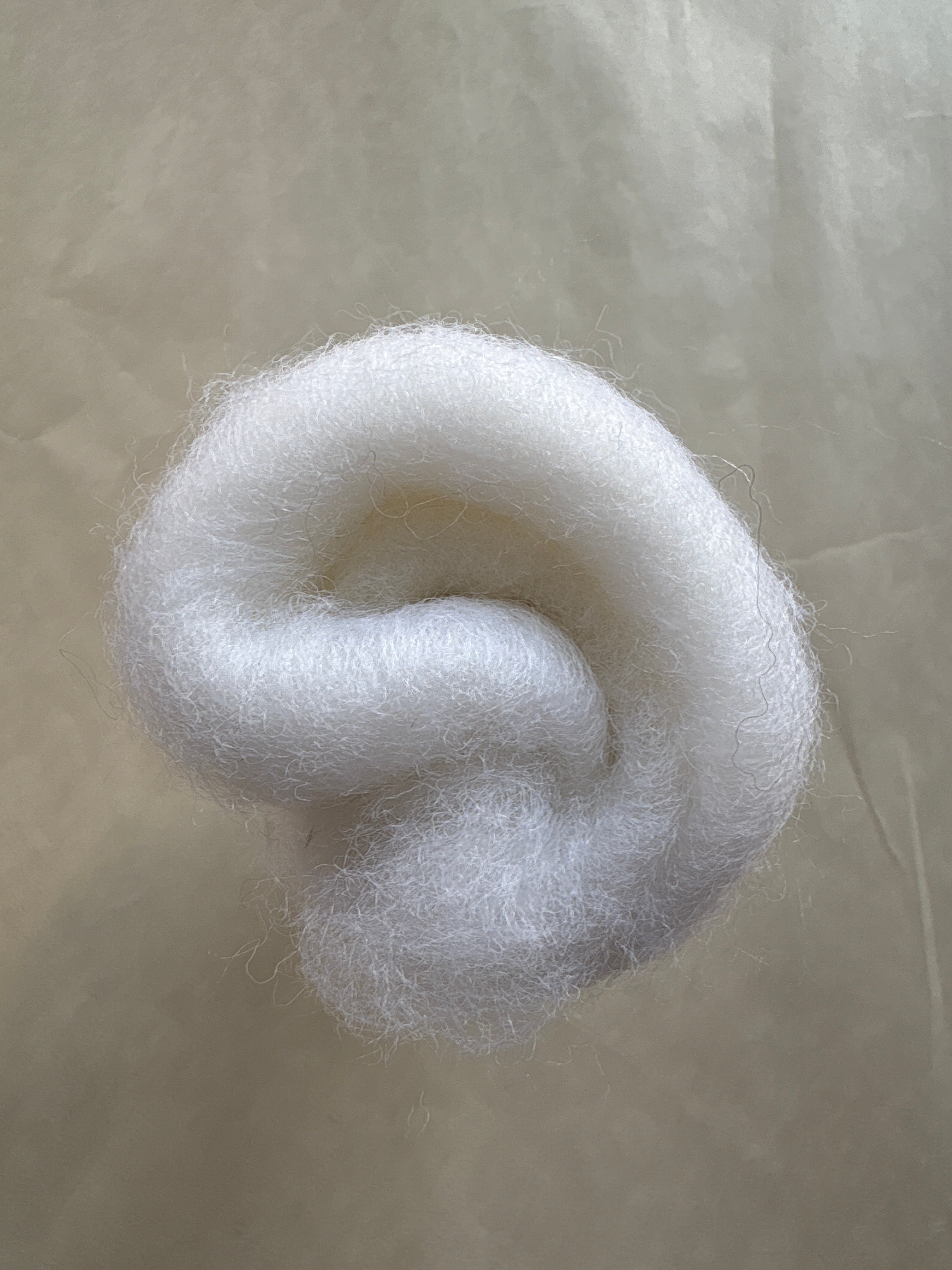 Lake Blue Felt Carded New Zealand Wool