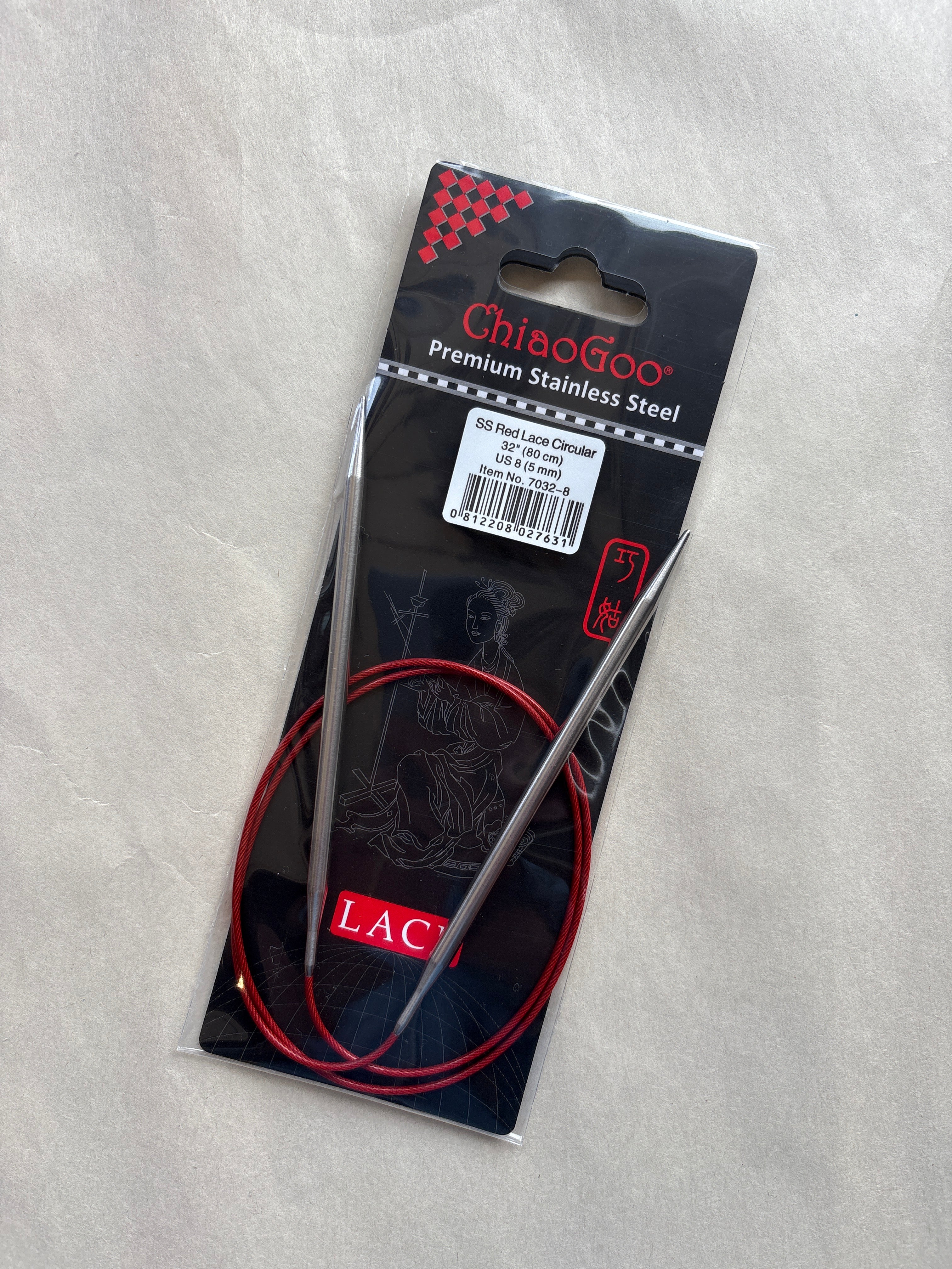 Chiaogoo Red Lace Circular 80cm (32")