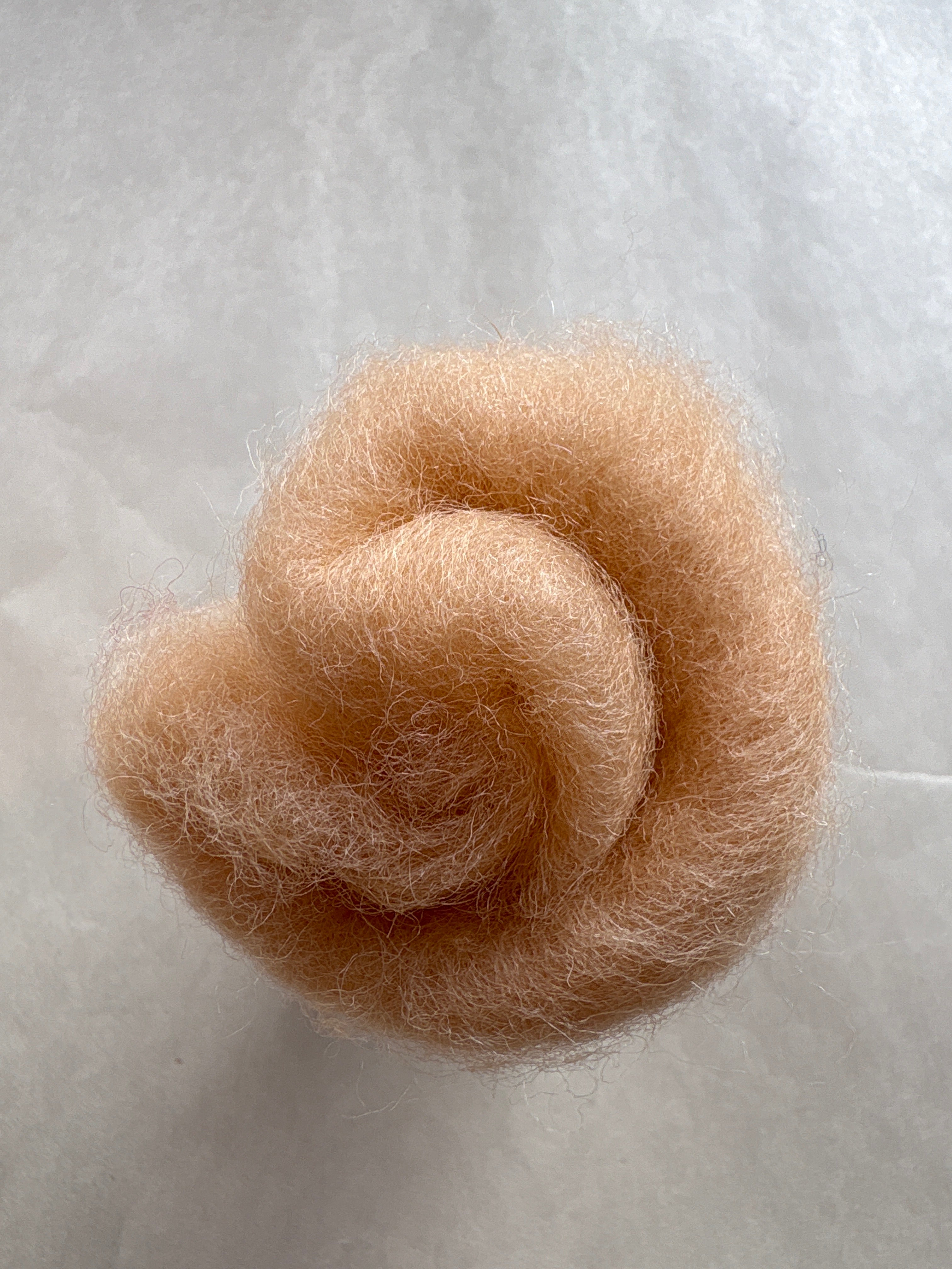 Lake Blue Felt Carded New Zealand Wool