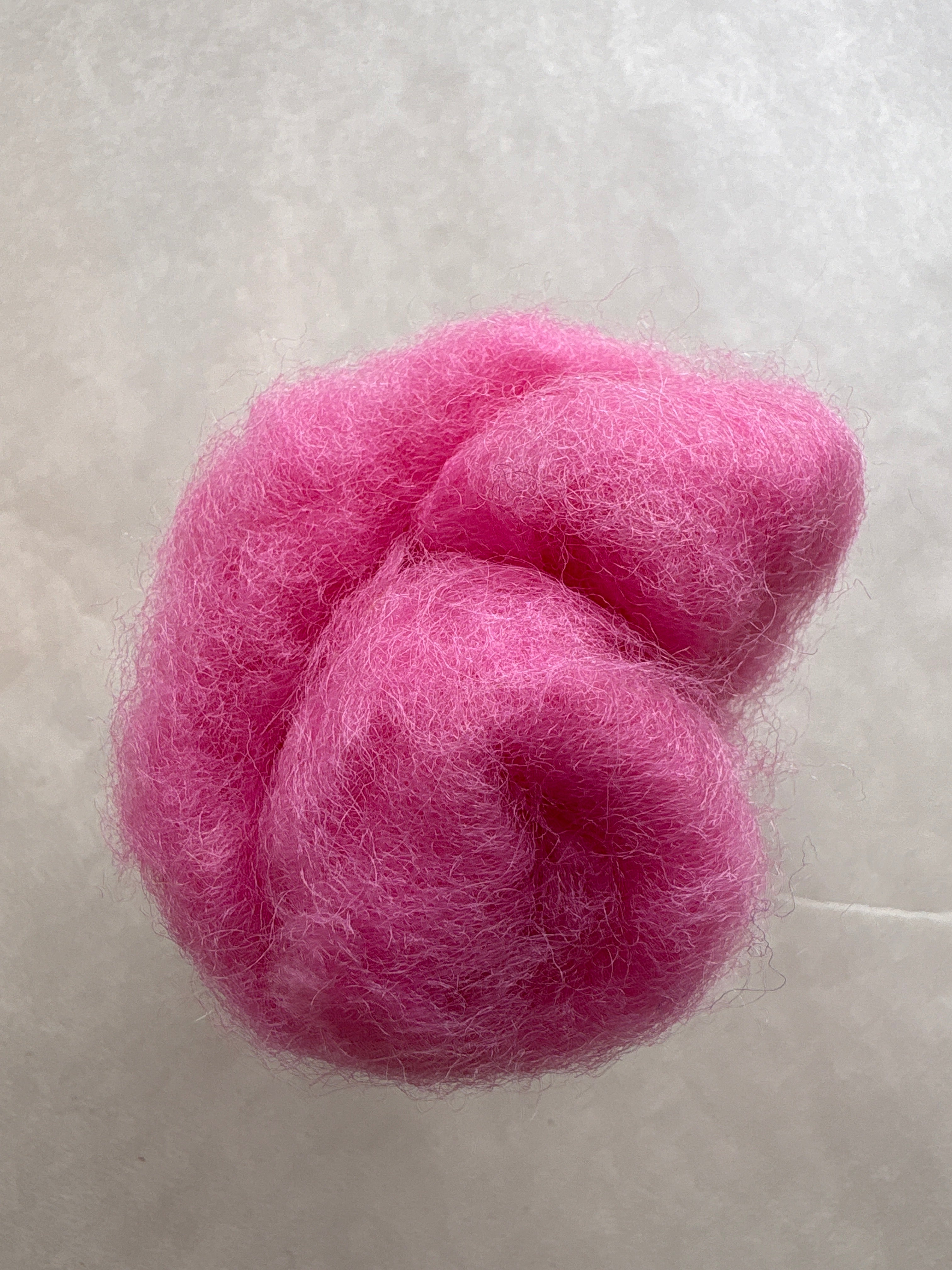 Lake Blue Felt Carded New Zealand Wool