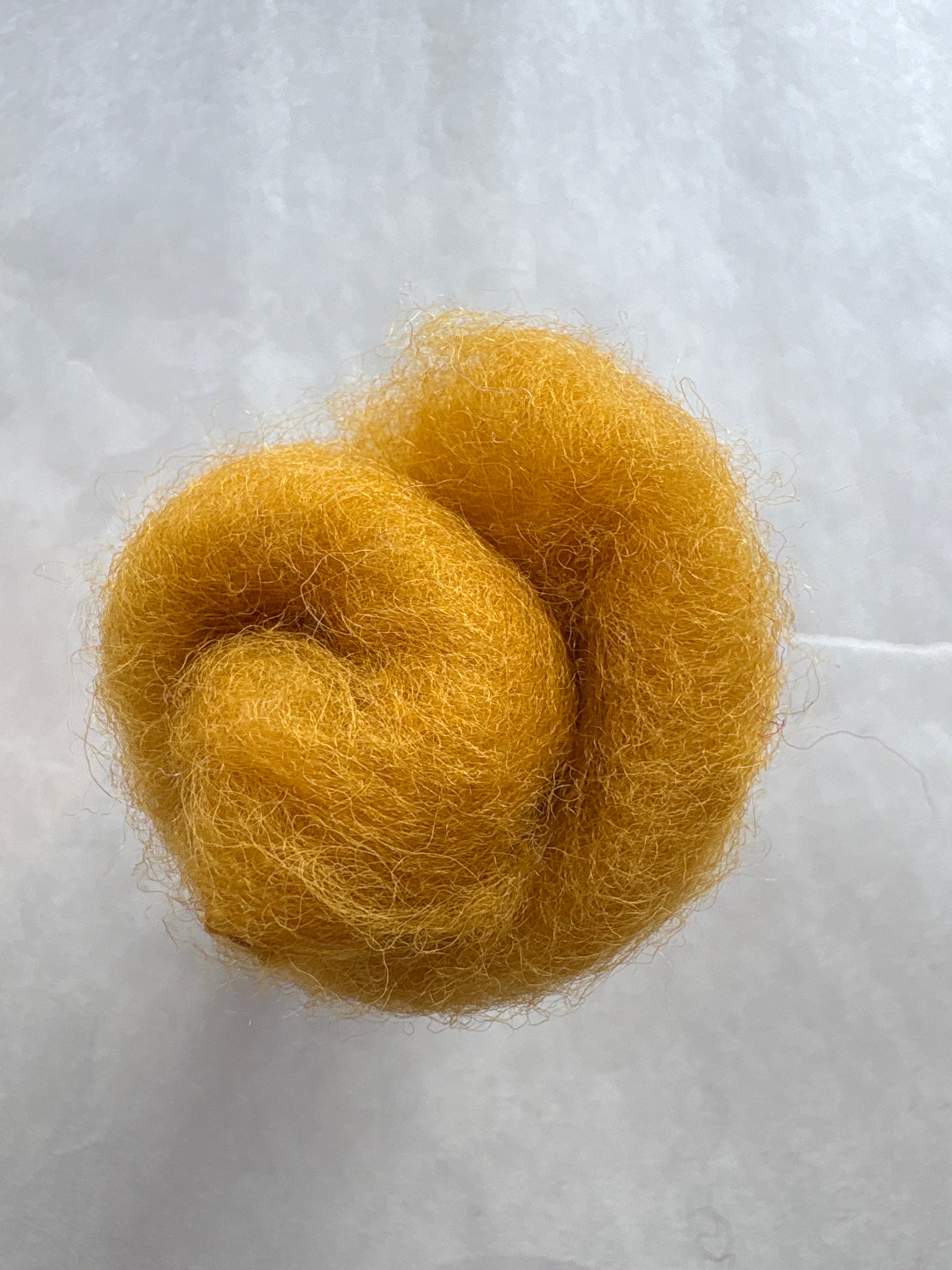 Lake Blue Felt Carded New Zealand Wool