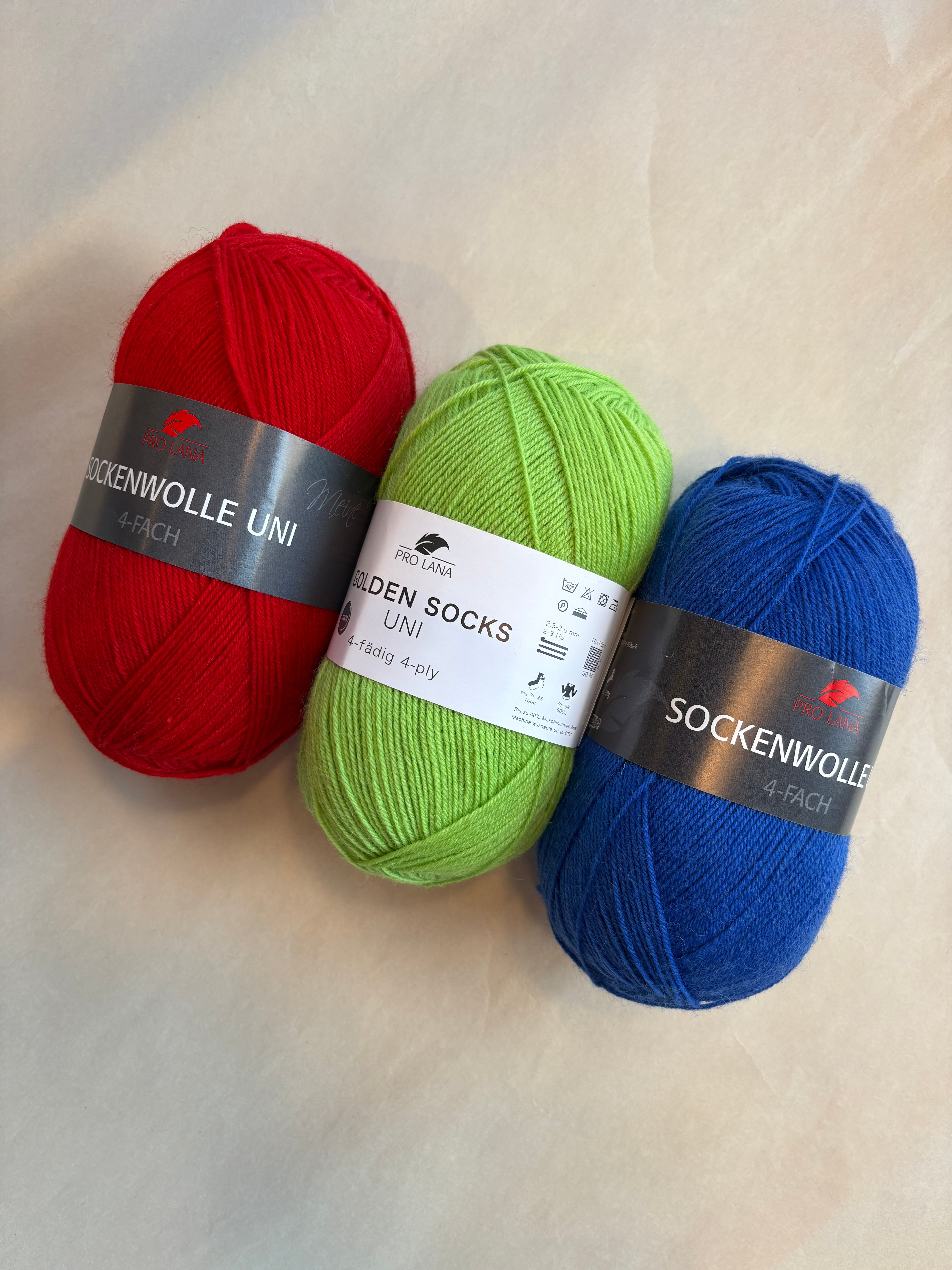 Sockenwolle Uni / Golden Socks Uni