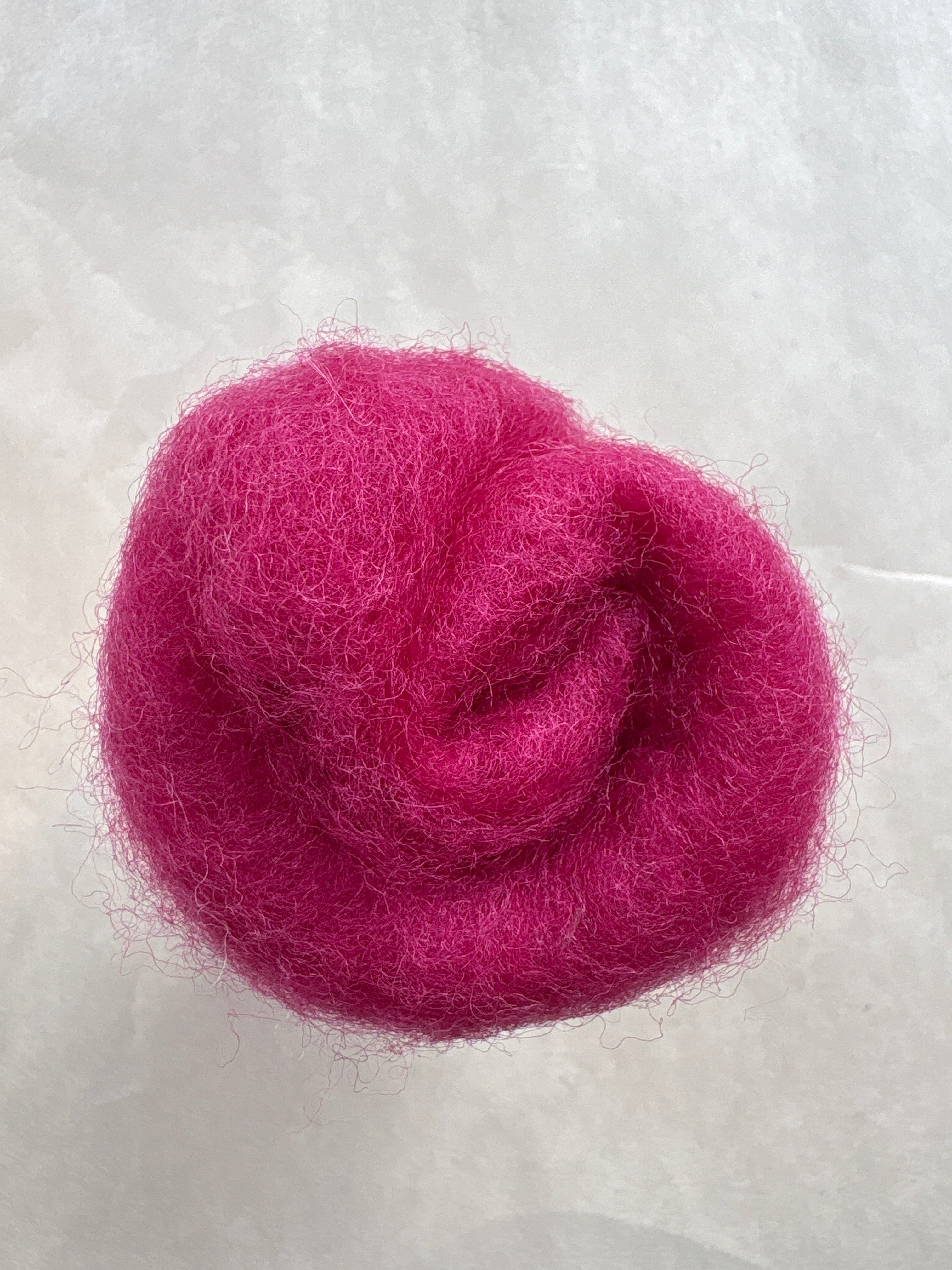 Lake Blue Felt Carded New Zealand Wool