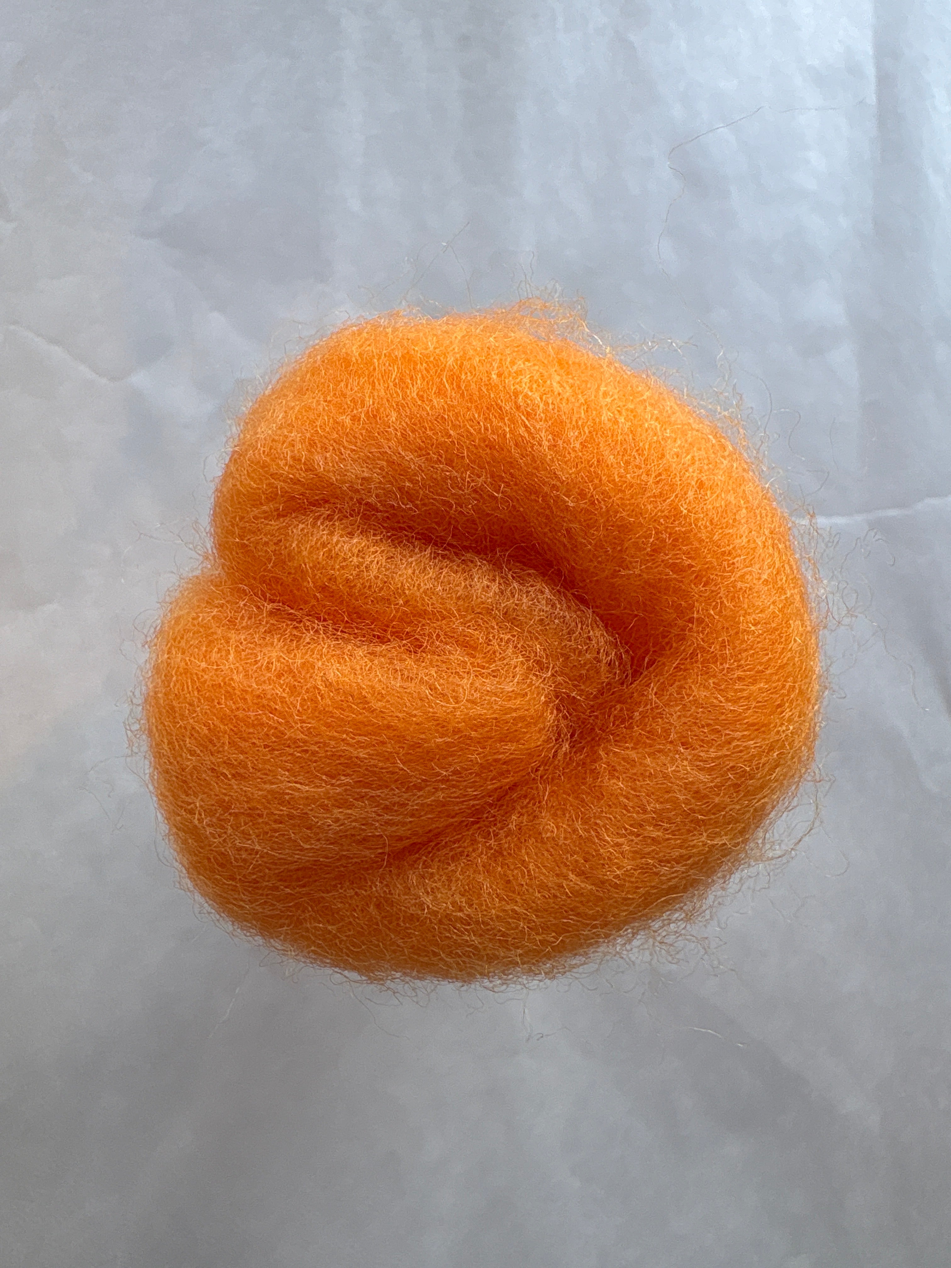 Lake Blue Felt Carded New Zealand Wool