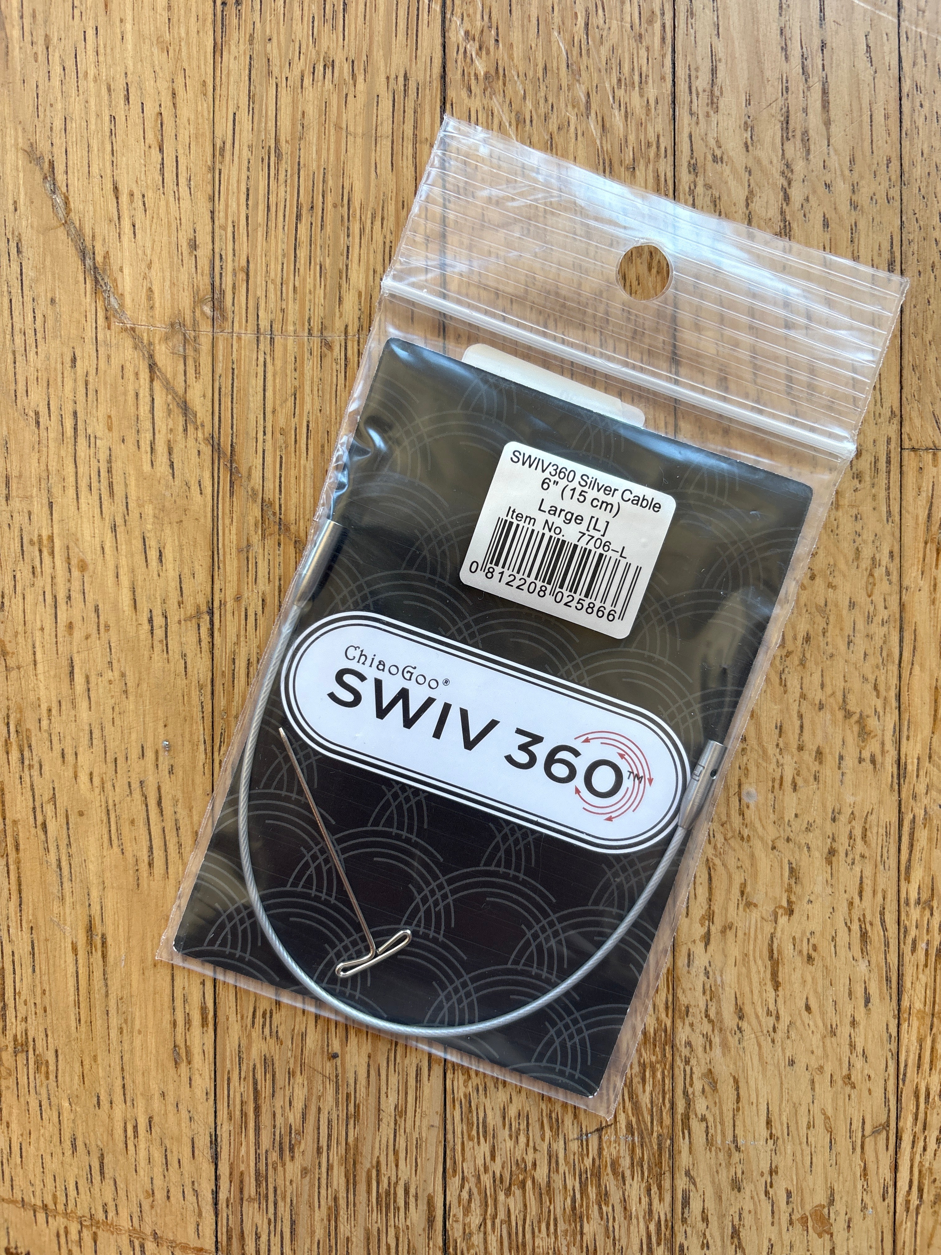 ChiaoGoo SWIV 360 Silver Interchangeable Cable