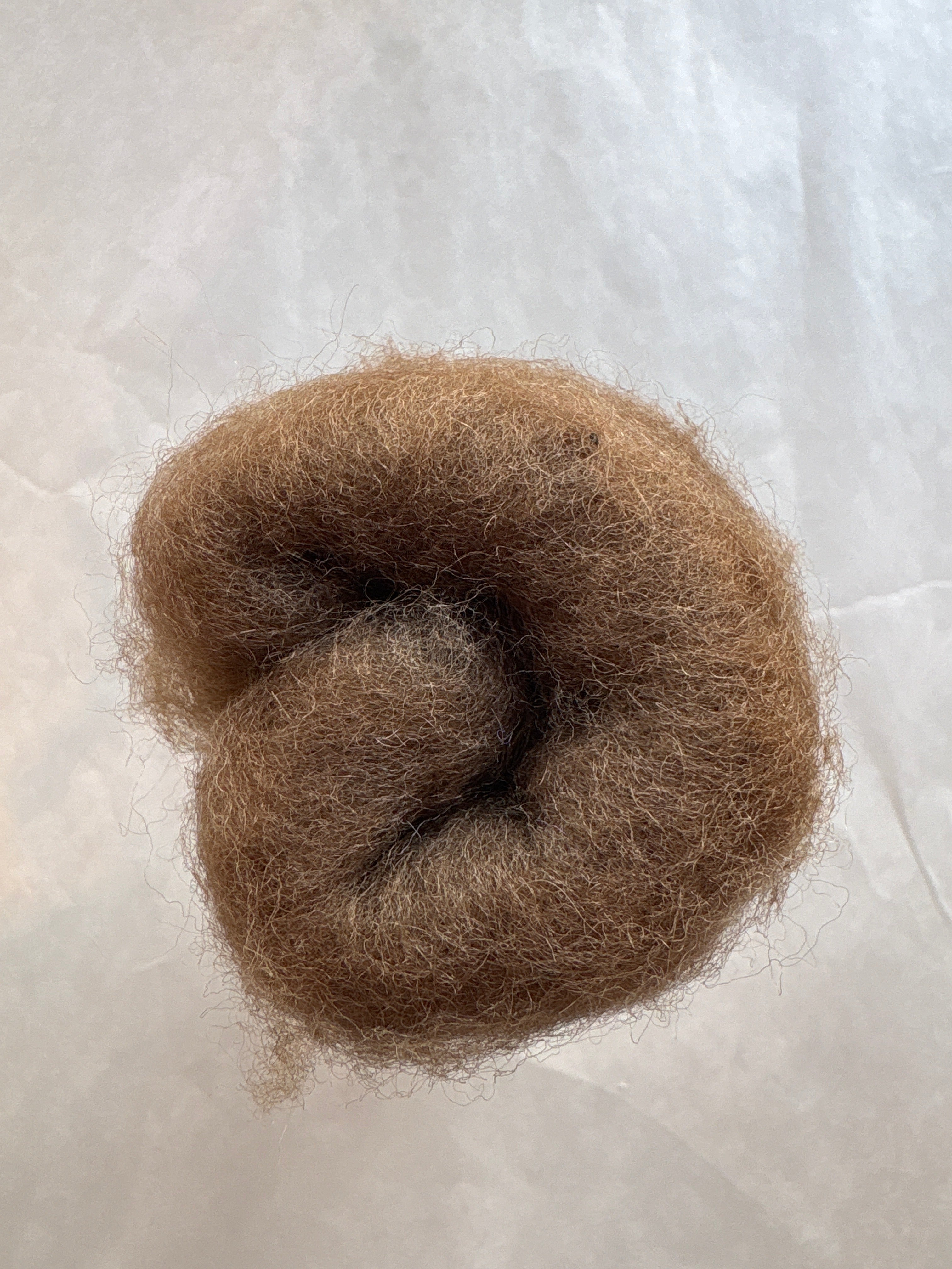 Lake Blue Felt Carded New Zealand Wool