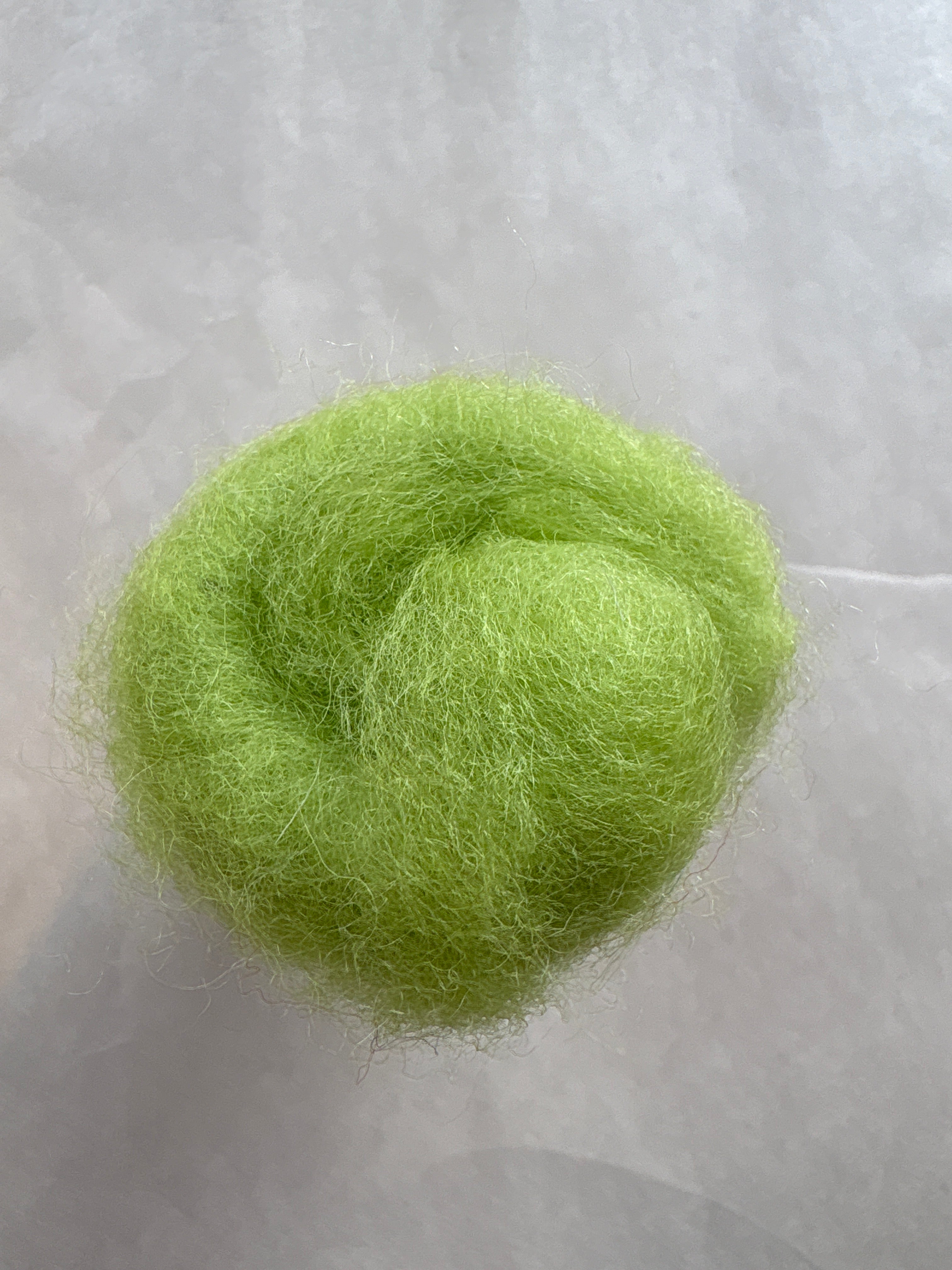 Lake Blue Felt Carded New Zealand Wool