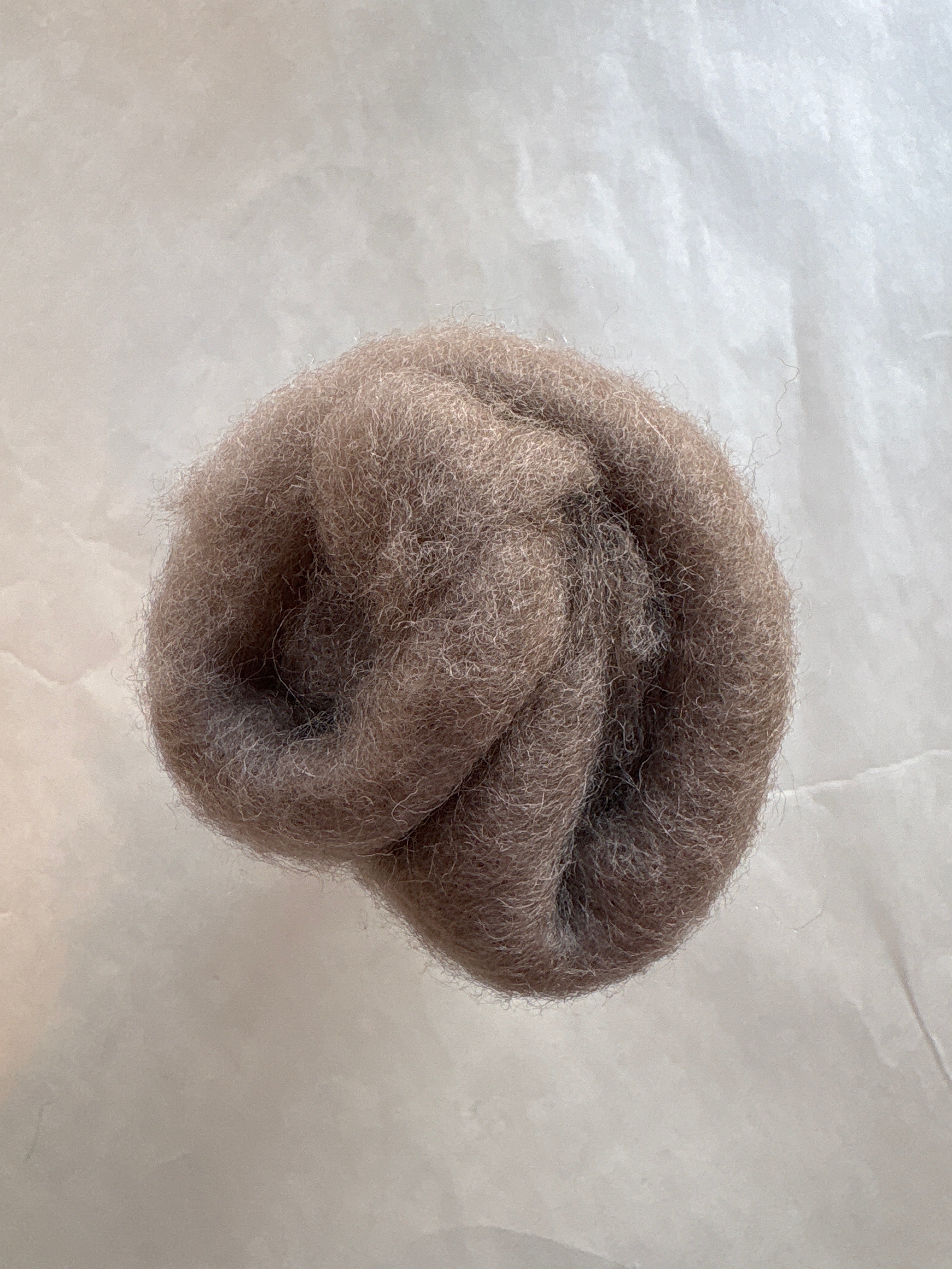Lake Blue Felt Carded New Zealand Wool