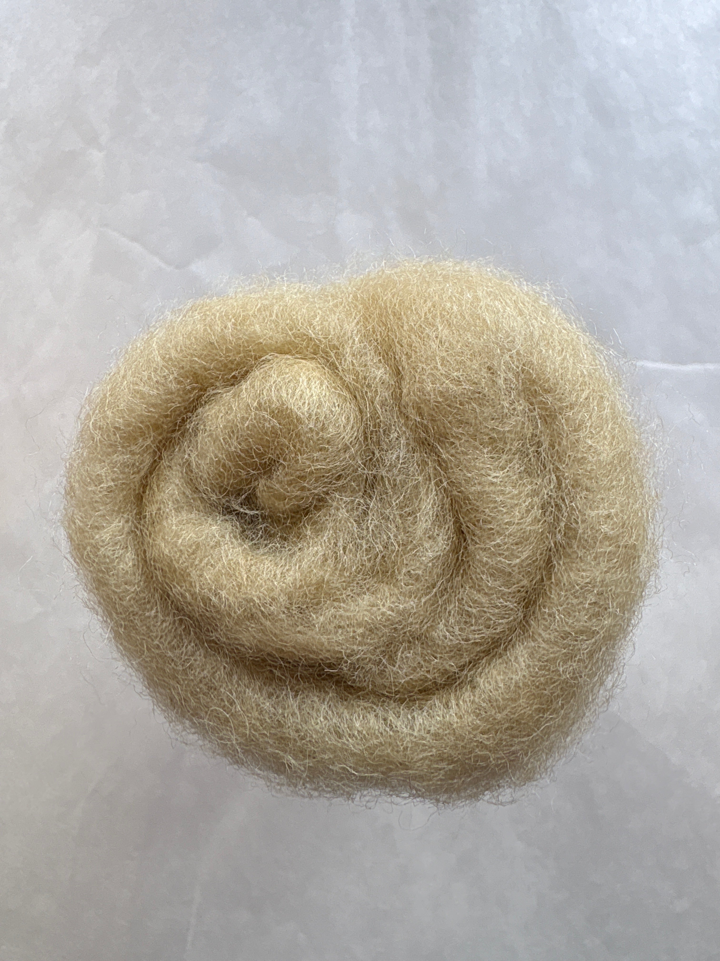 Lake Blue Felt Carded New Zealand Wool
