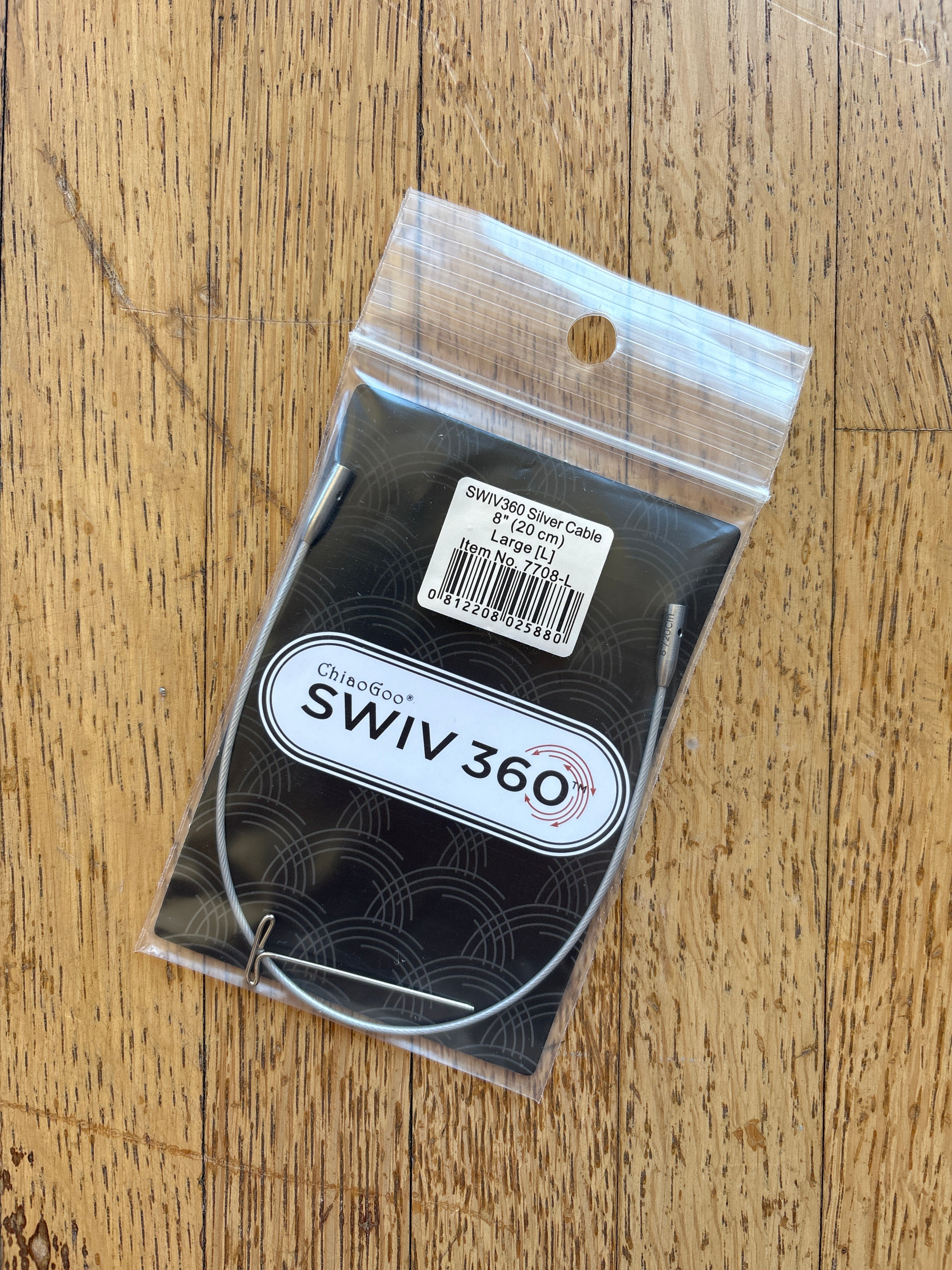 ChiaoGoo SWIV 360 Silver Interchangeable Cable