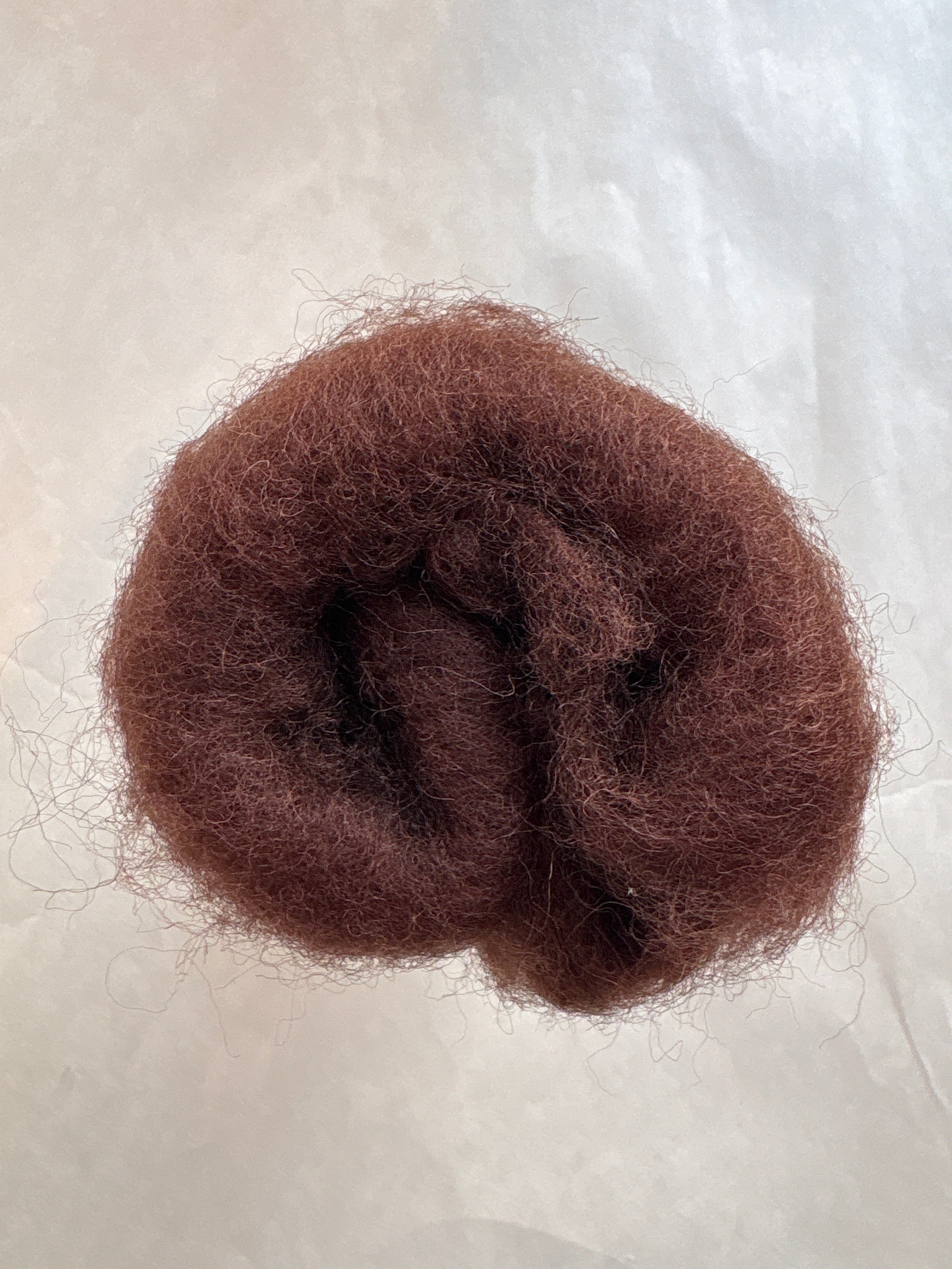 Lake Blue Felt Carded New Zealand Wool