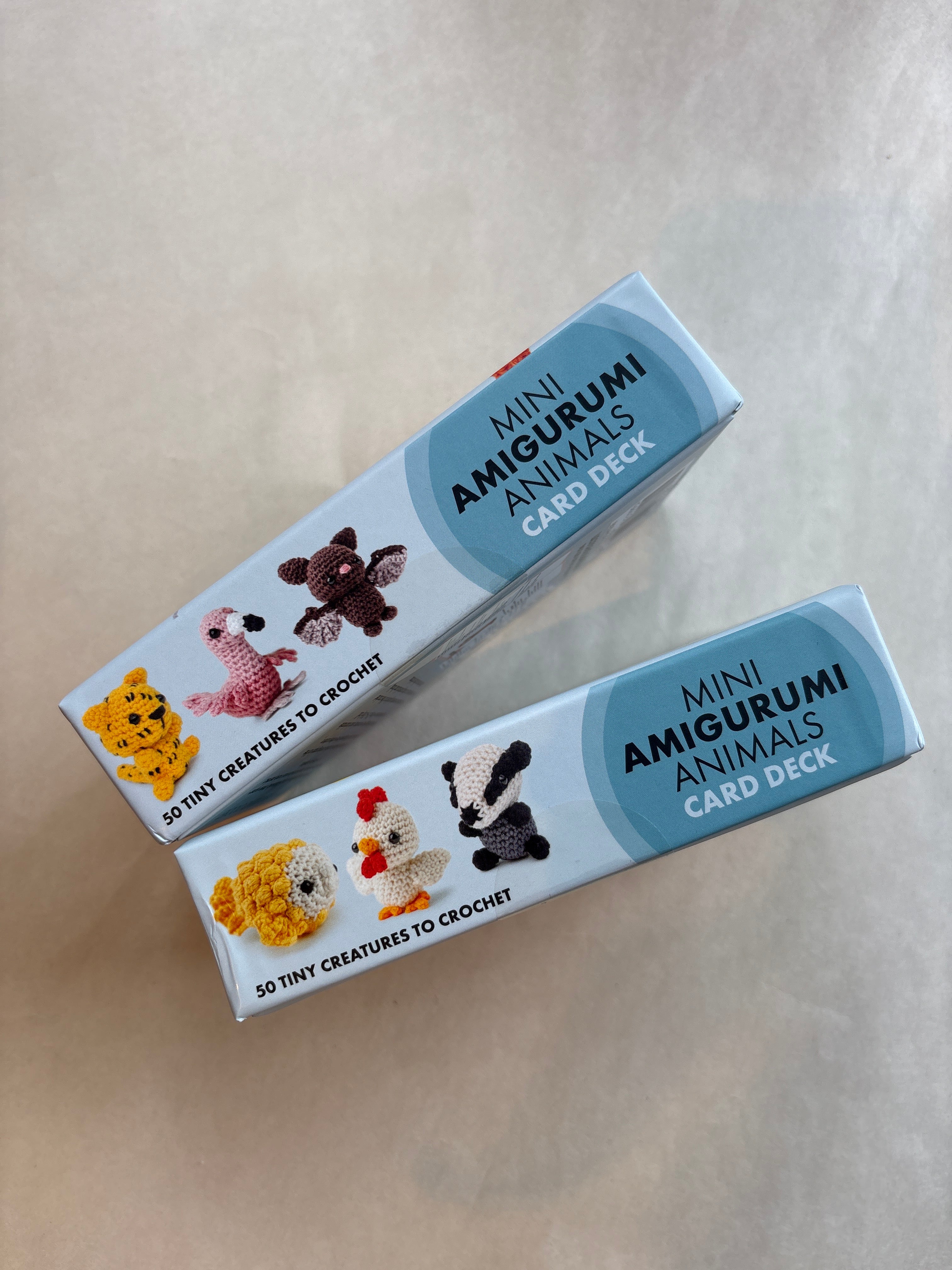 Mini Amigurumi Animals Card Deck by Sarah Abbondio