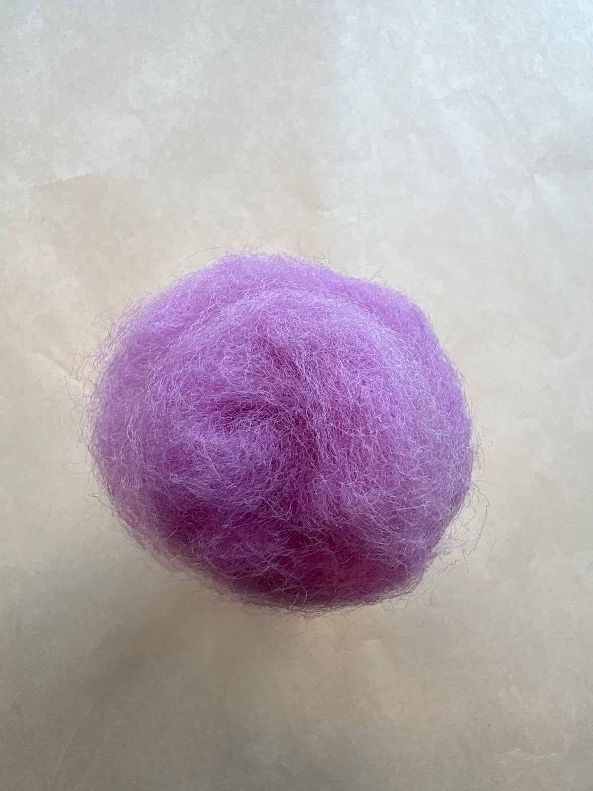 Lake Blue Felt Carded New Zealand Wool