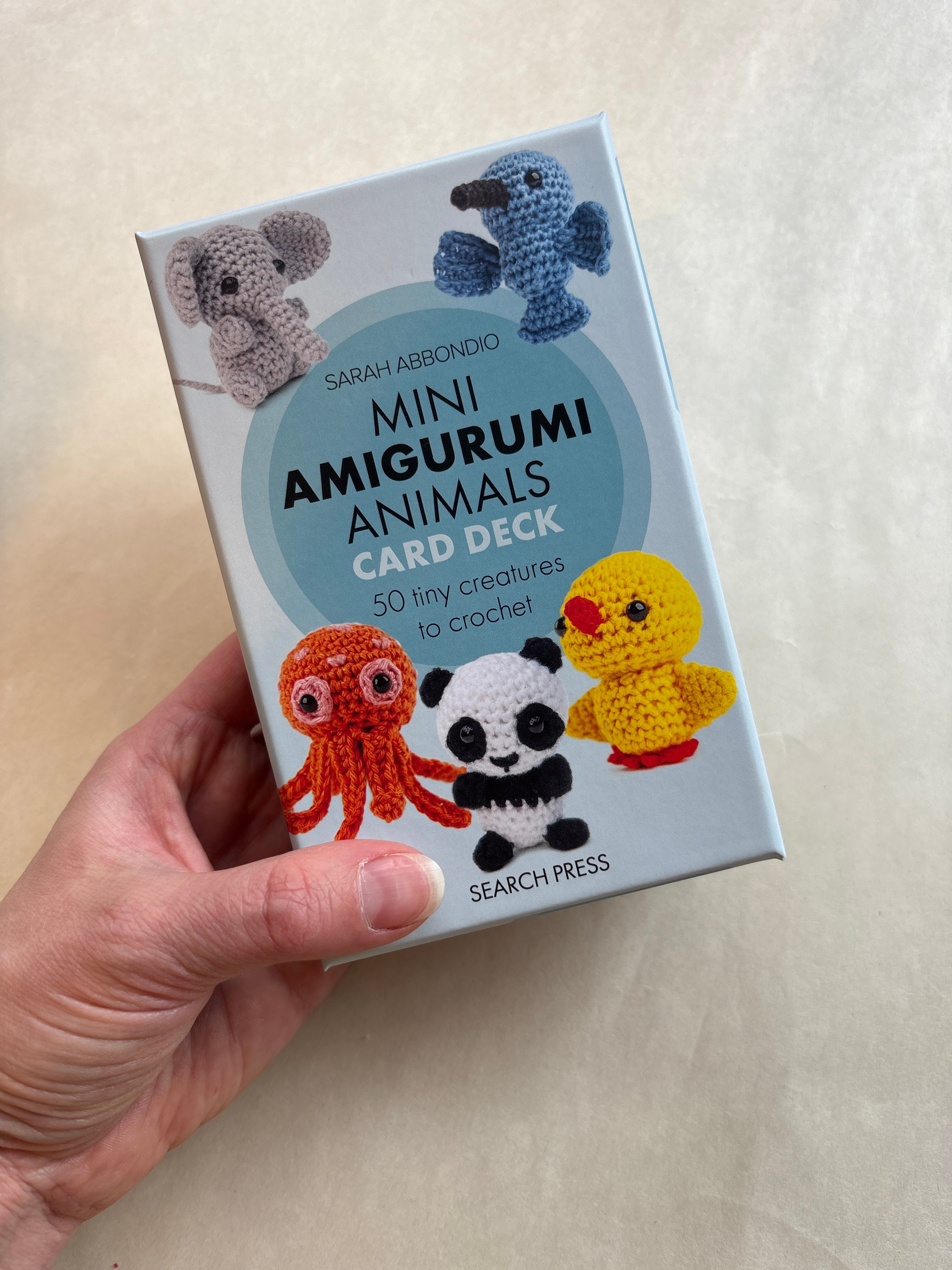 Mini Amigurumi Animals Card Deck by Sarah Abbondio
