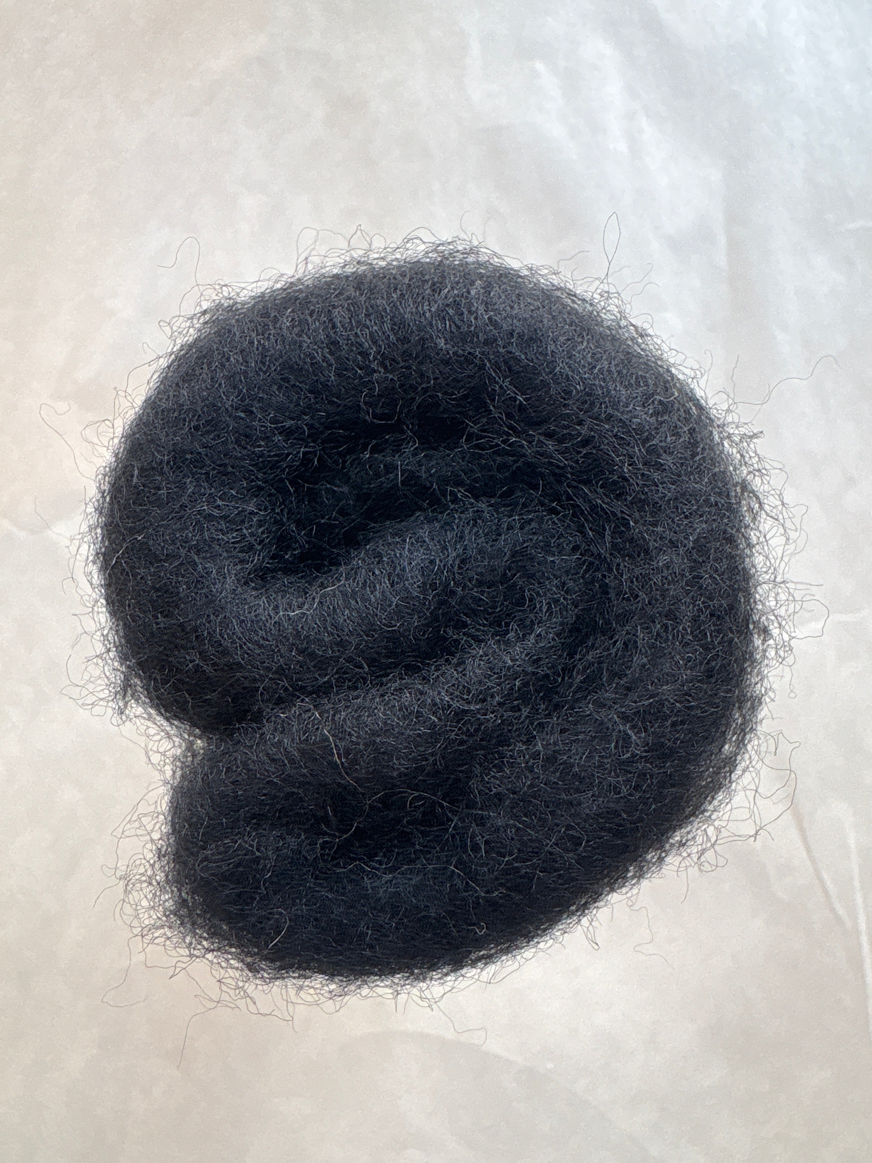 Lake Blue Felt Carded New Zealand Wool