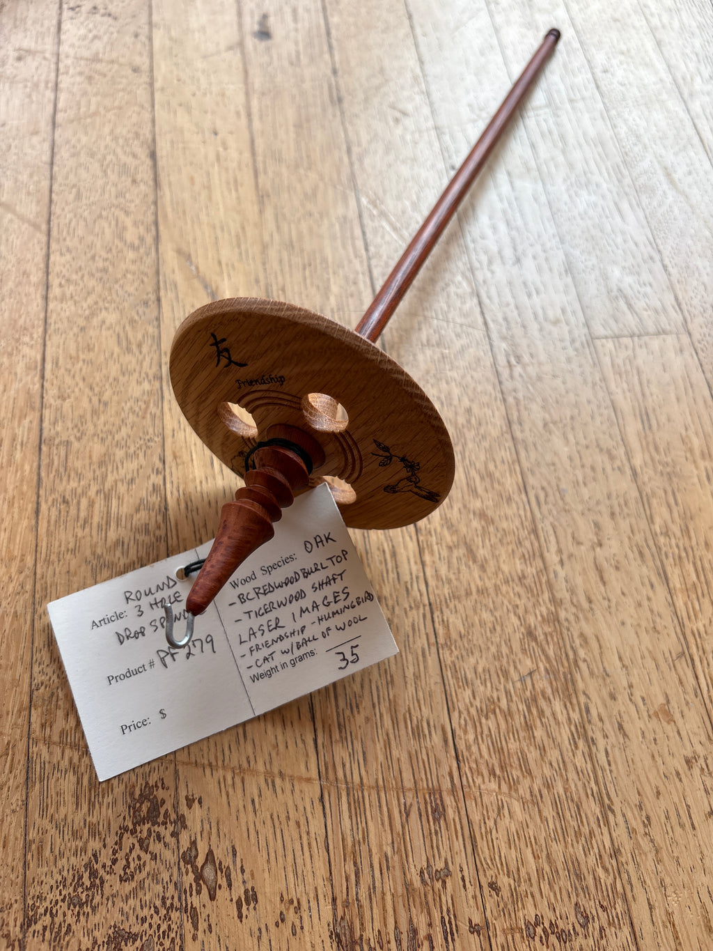 Fabricius Drop Spindle Single