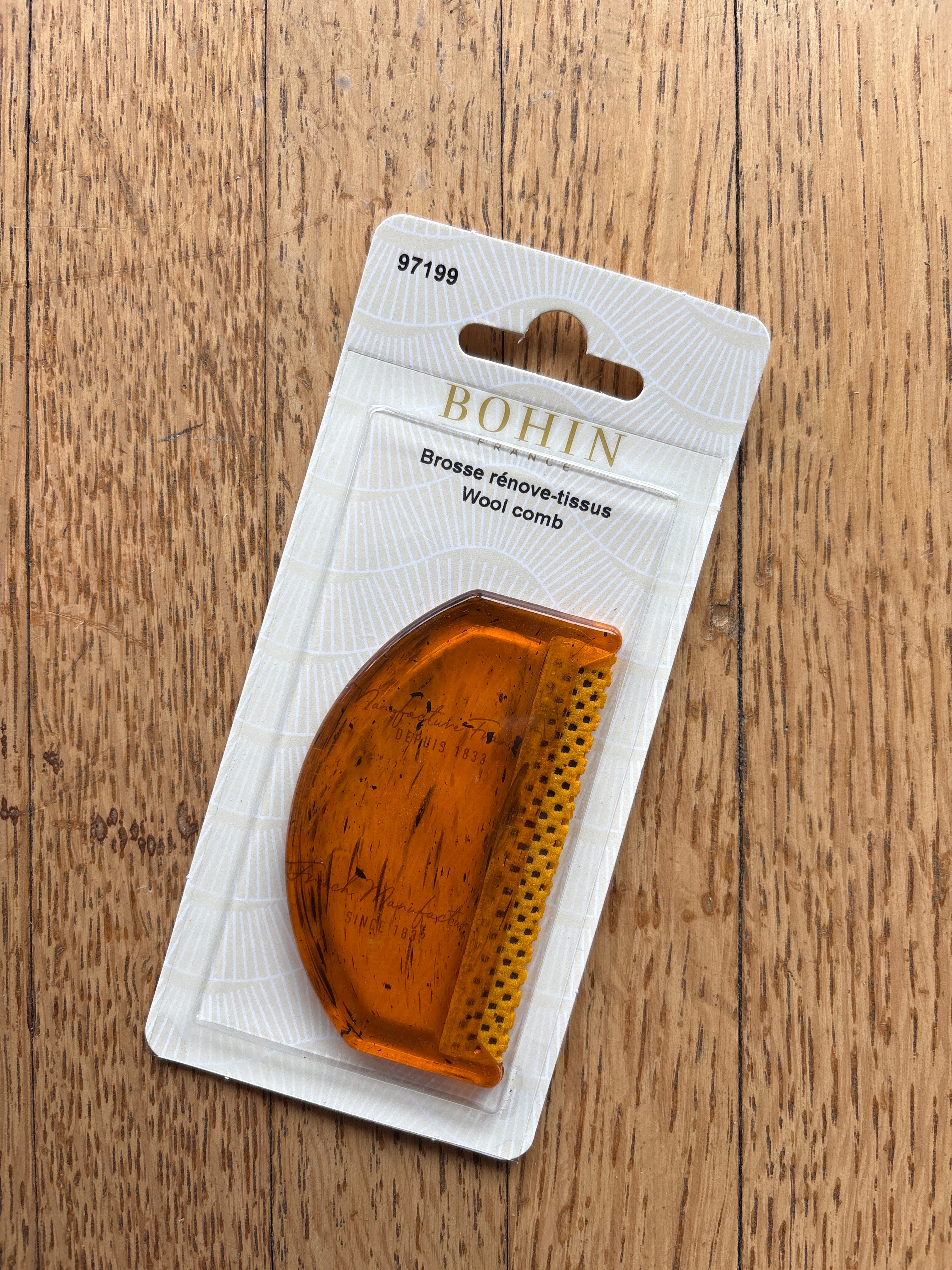 Wool De-Pilling Comb