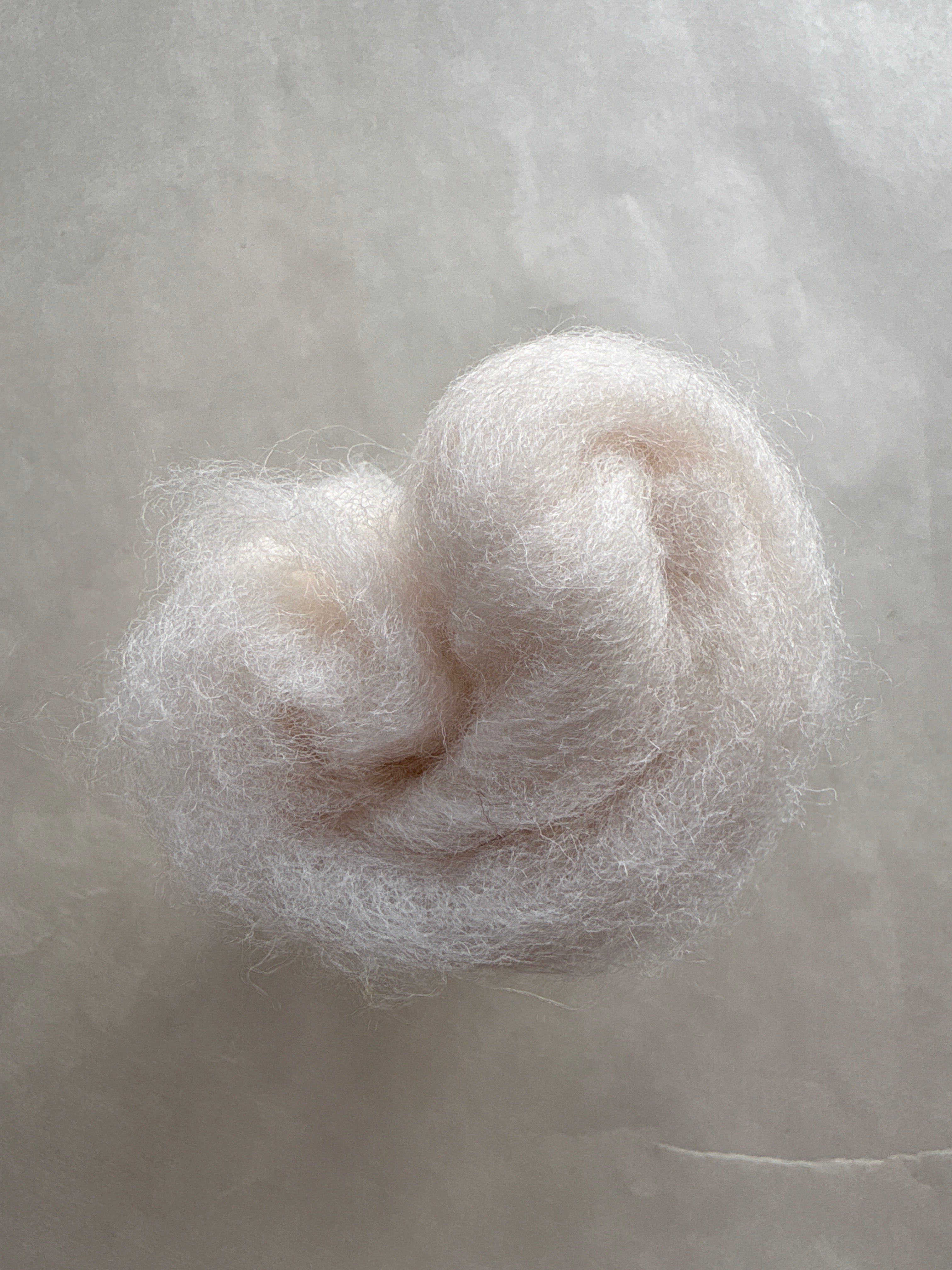 Lake Blue Felt Carded New Zealand Wool