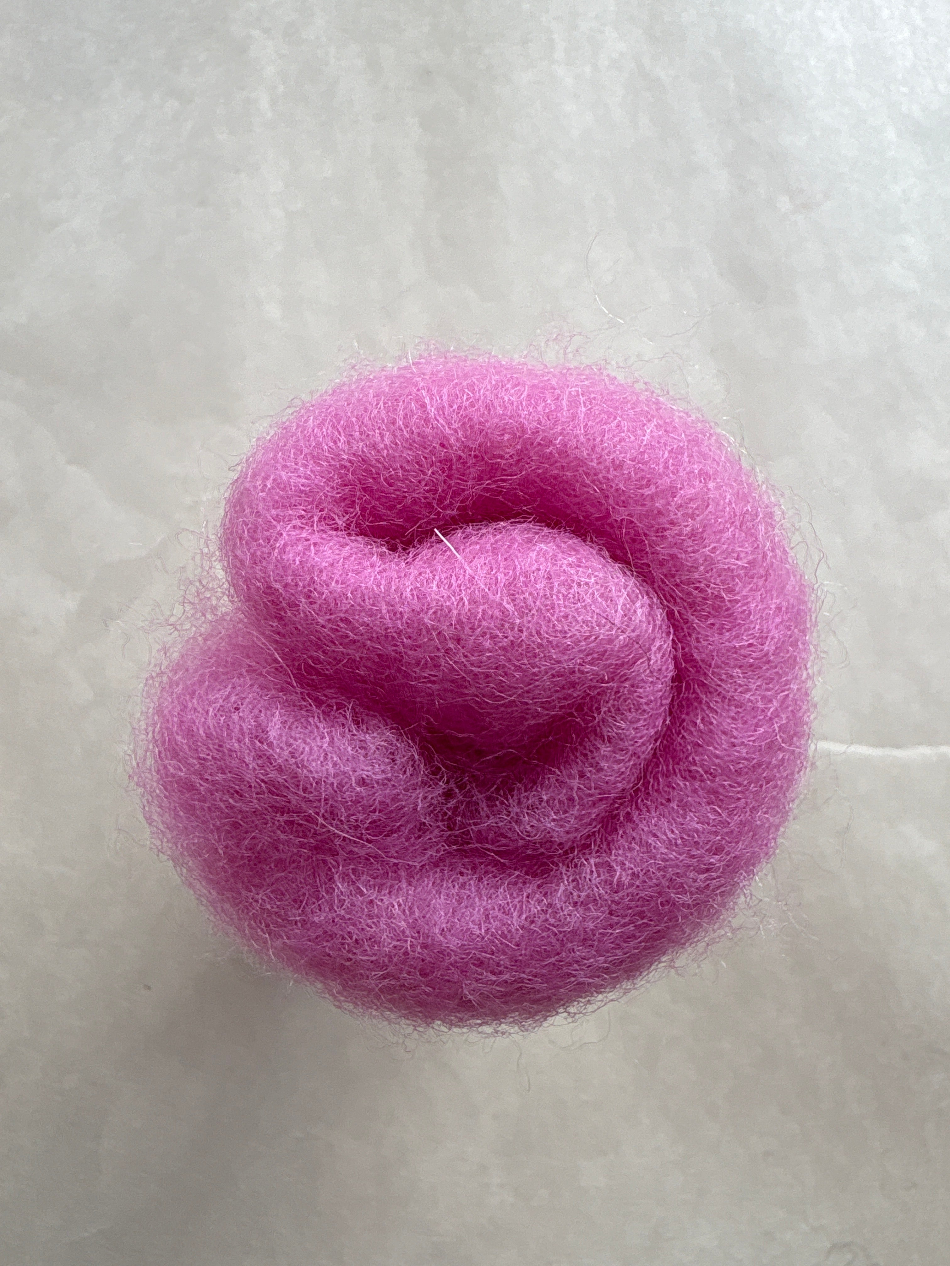 Lake Blue Felt Carded New Zealand Wool