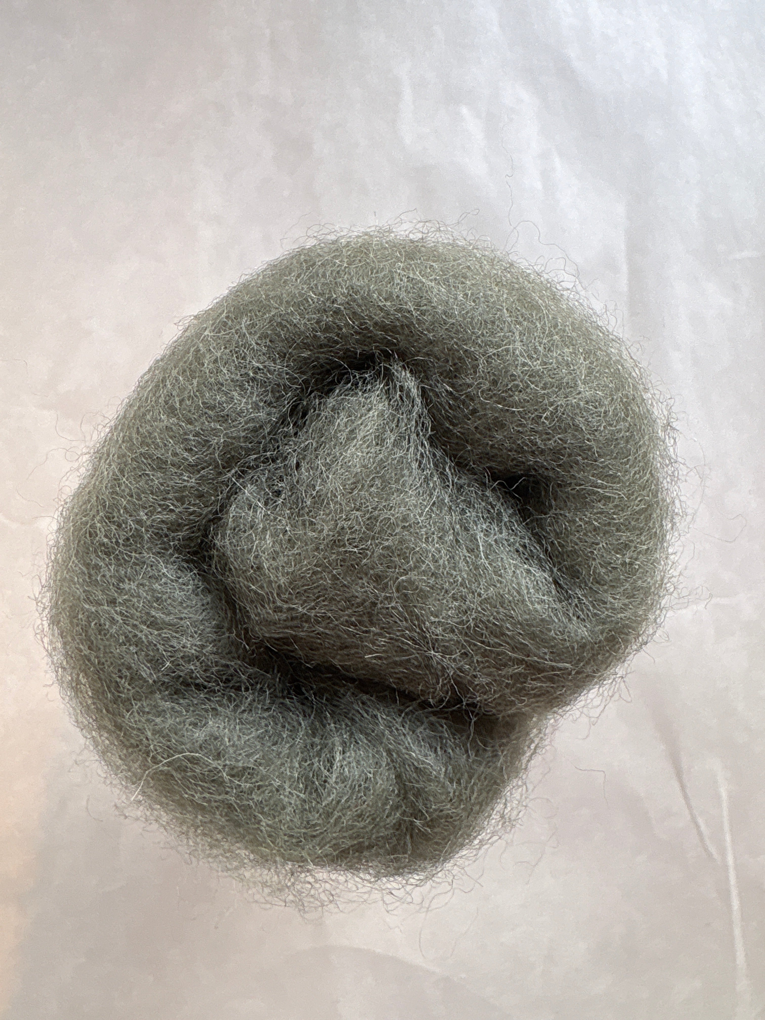 Lake Blue Felt Carded New Zealand Wool
