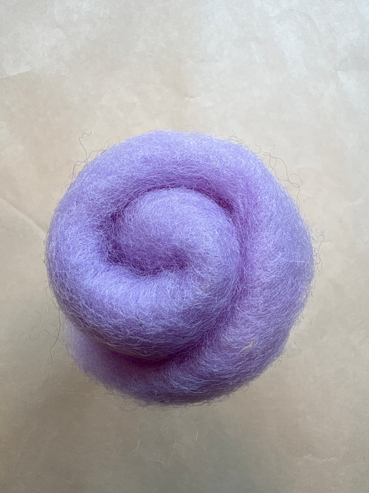 Lake Blue Felt Carded New Zealand Wool