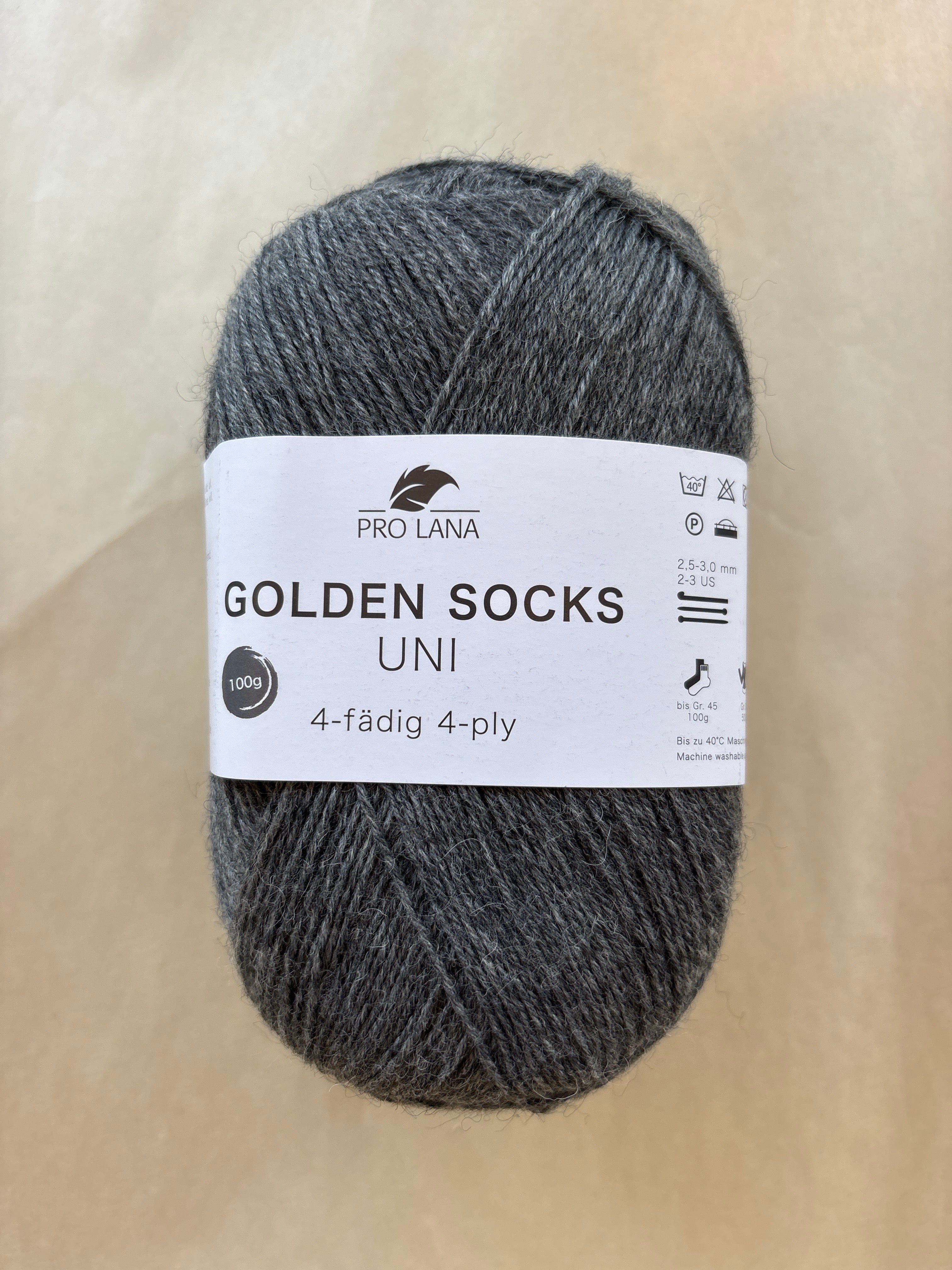 Sockenwolle Uni / Golden Socks Uni